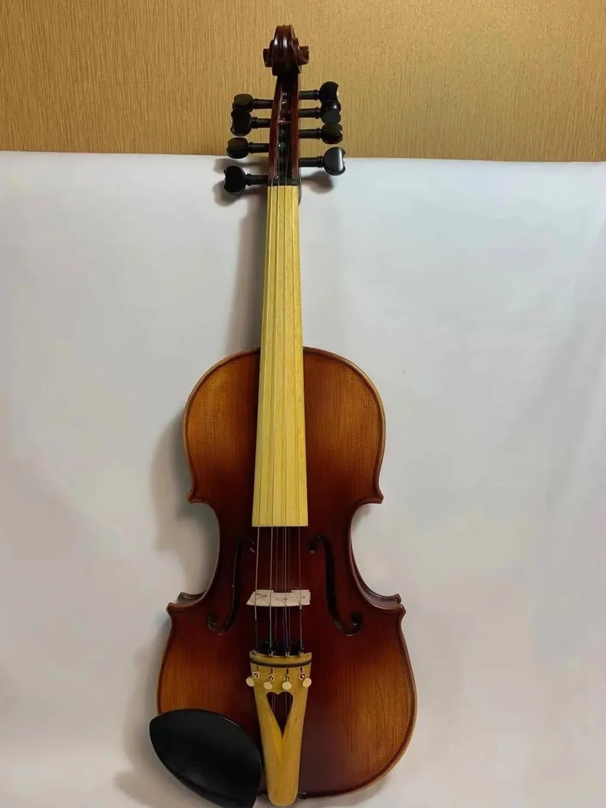 Violino Fatto A Mano 4x4 Corde Violino Principianti | Misura 4/4, top in acero