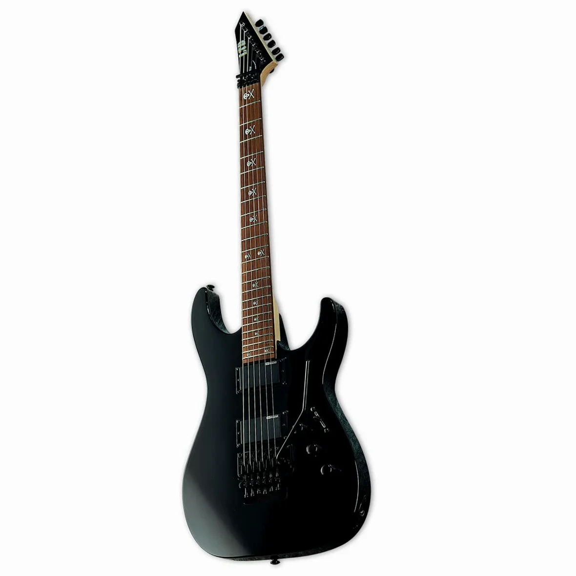 ESP LTD KH-202 BLK - Chitarra elettrica Kirk Hammett Signature + cavo jack keepdrum