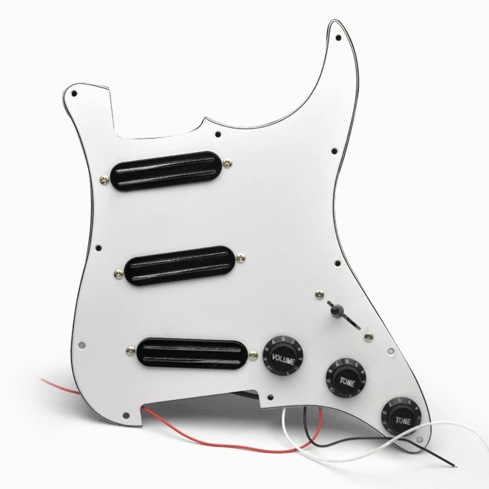 Pickup Per Battipenna Pre-cablato Mini Pannello Pickup A Doppia Guida 500k | Gruppo pannello pickup singolo per chitarra elettrica(3/4)