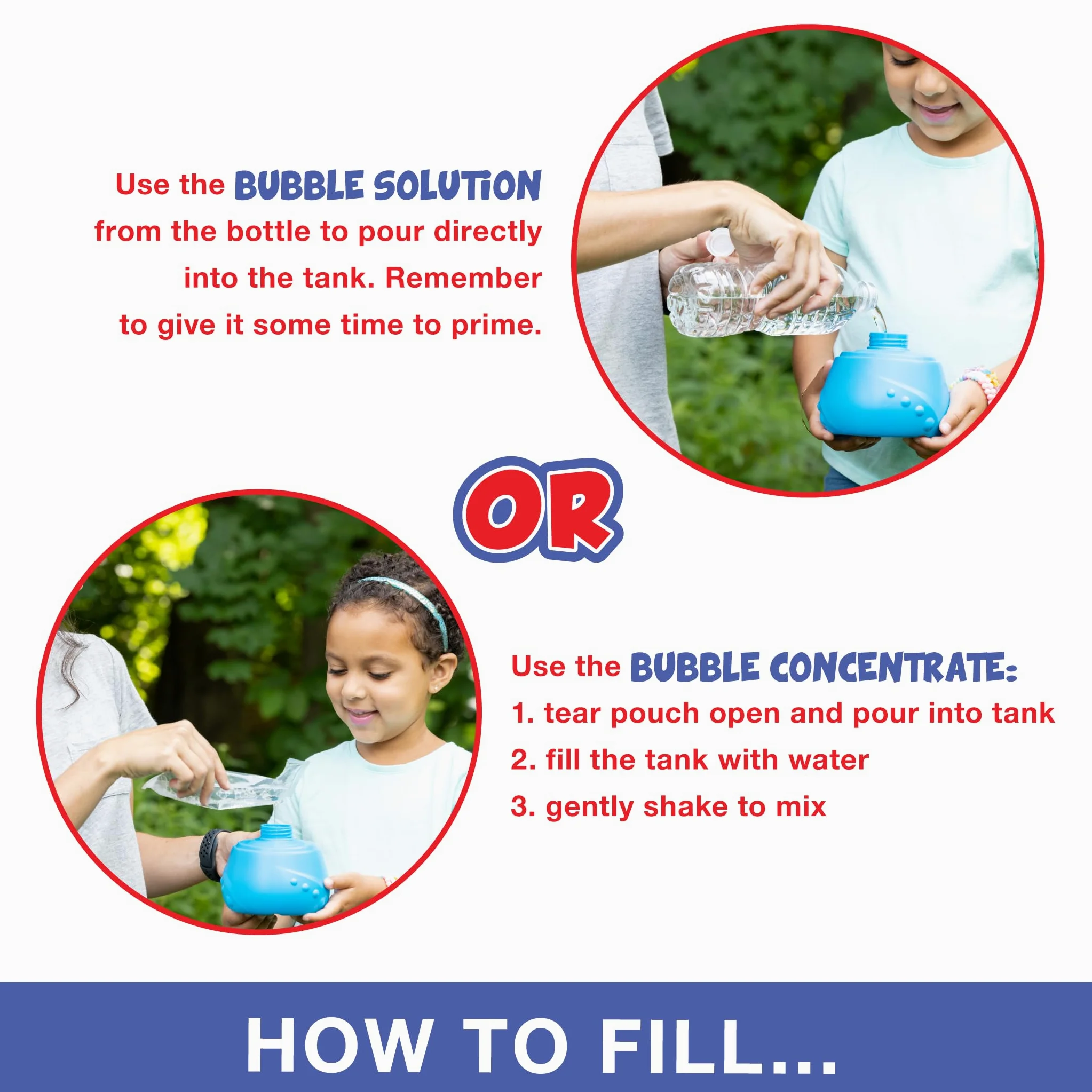 FUBBLES NO Spill Funfiniti Bubble Machine | Blows One Hour of Non Stop Bubbles | Amazon Exclusive Toy Set Includes 36oz of Non Toxic Refill Solution (Bubble Solution Bottle Colors Will Vary)