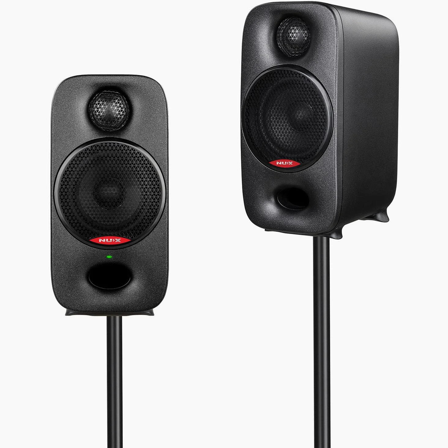 NU-X | Axon 3 Nearfield Studio Monitors | Altoparlanti compatti di qualità di riferimento per mixaggio e monitoraggio | Bluetooth, interfaccia audio USB-C, controllo ambiente DSP
