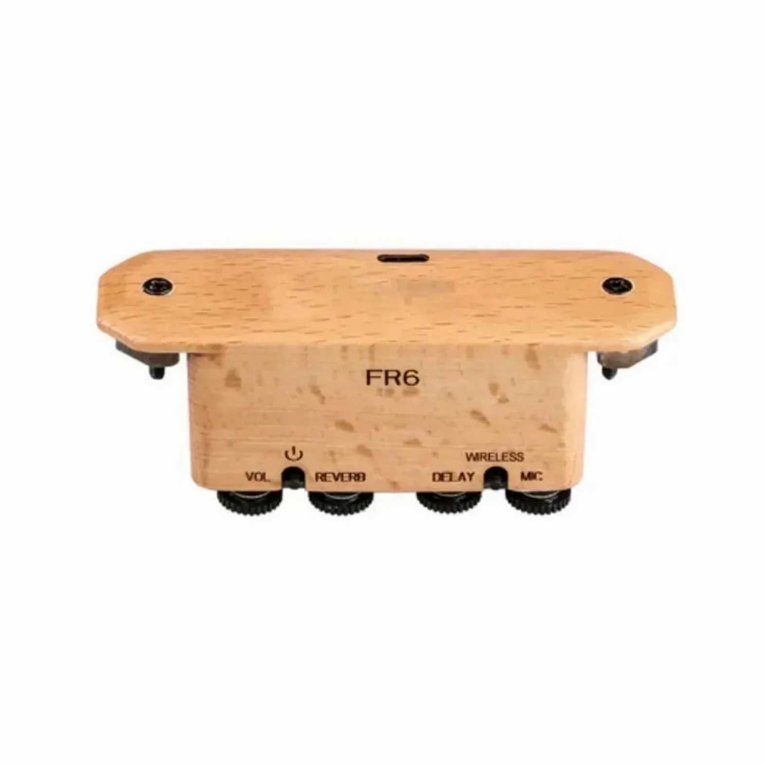 Pickup Per Chitarra Acustica Con Risonanza E Effetti Di Ritardo Di Riverbero FR6 Soundhole Clip-on Parti Di Pickup Ricaricabili