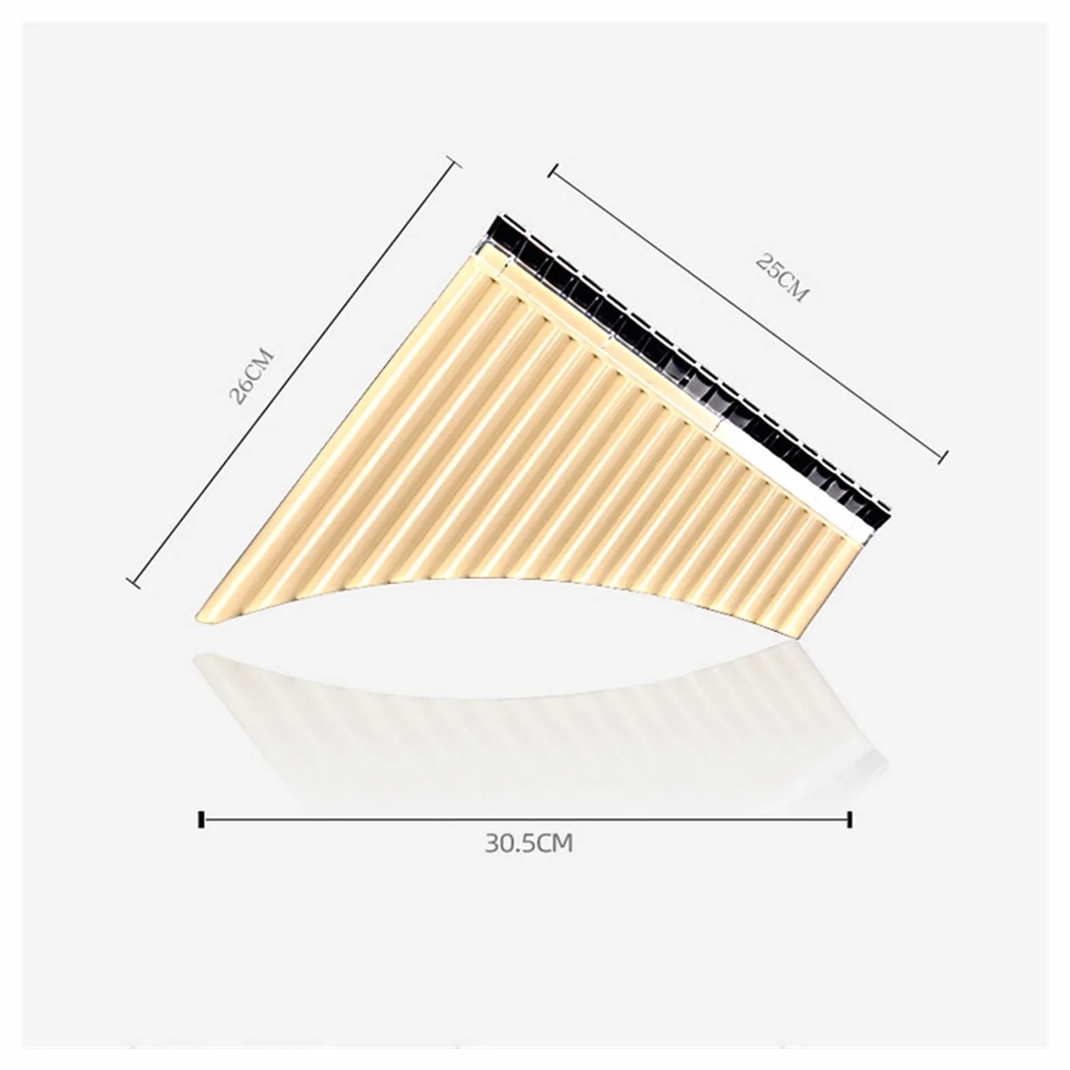 Flauto Di Pan A 18 Tubi Flauto Di Pan A 16 Tubi Flauto Pan cinese (Color : 18 Tubes Beige)