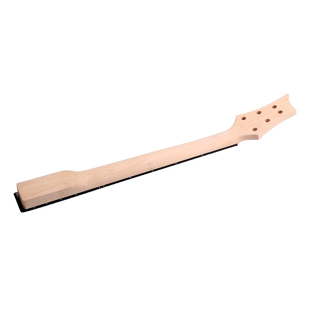 Alnicov Chitarra elettrica collo 22 tasti tastiera in palissandro 25,5 pollici sostituzione chitarra elettrica incompiuta