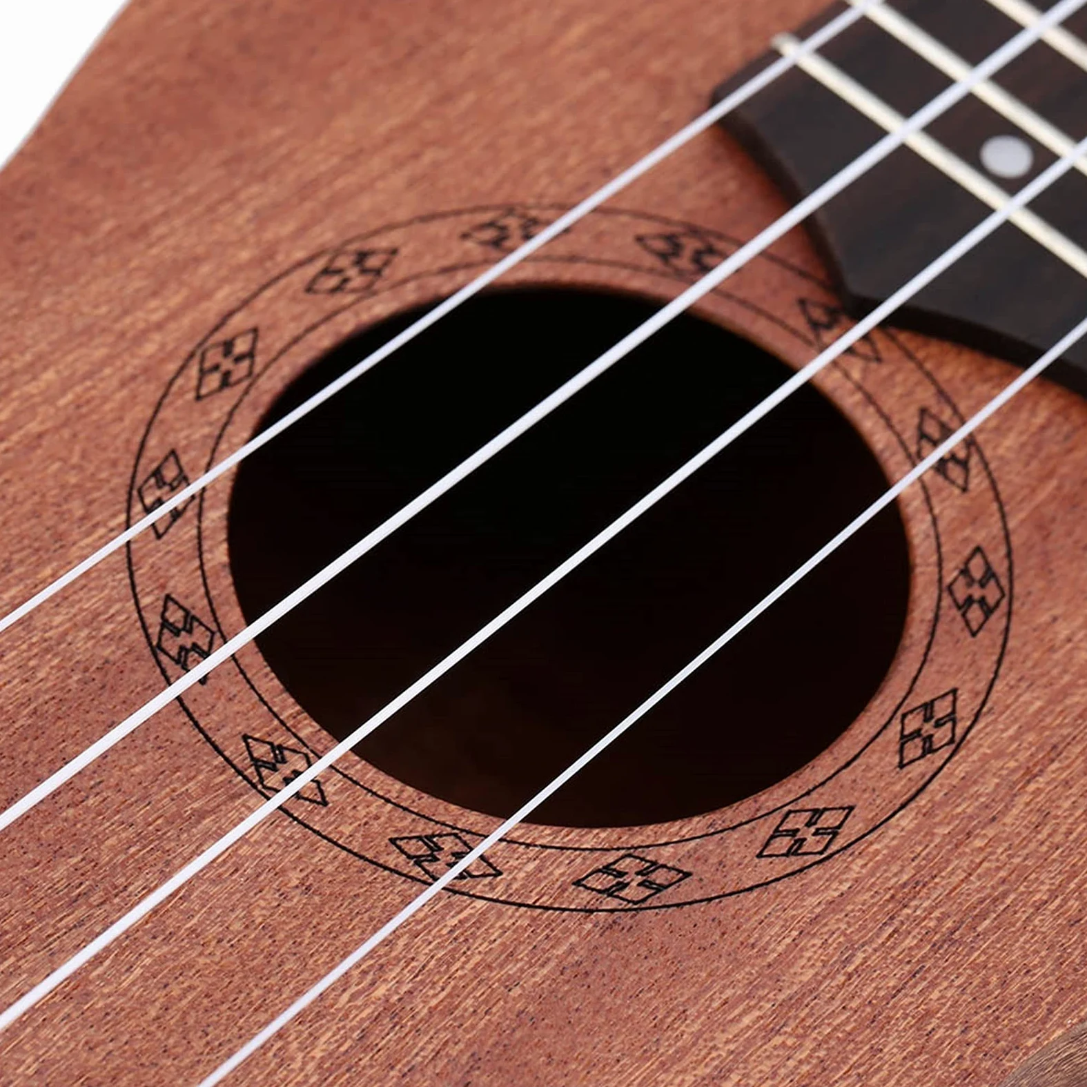 Studente Ukelele 21 "Acoustic Ukulele Sapele 15 Piedi 4 Corde Ukulele Musicale Strumento A Corde Ukulele Hawaiano