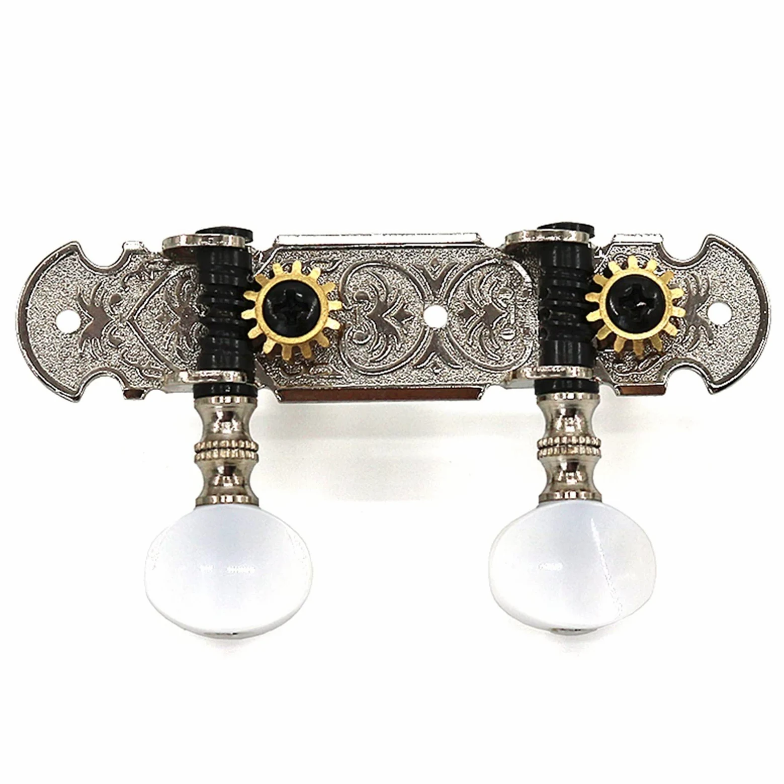 Meccanico accordatore Ukulele Tuning Pegs Pulsante Strings Sintonizzatori Accessori Per La Testa Ukulele Parte +6 Viti Alta Qulity Golden