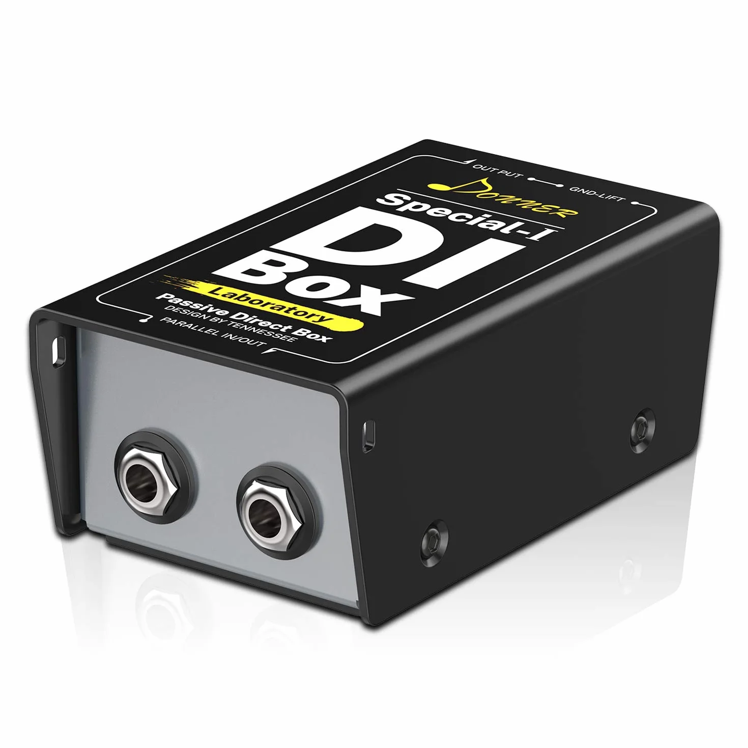 Donner Professionale DI-Box Passivo ad Alte Prestazioni Eliminatore di Ronzio Strumento da 1/4" Direct Box su XLR Bilanciato e Sbilanciato (Special-Ⅰ)