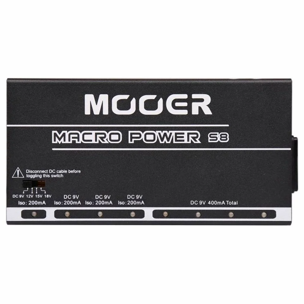 Mooer Macro Power S8 Alimentatore per Pedali