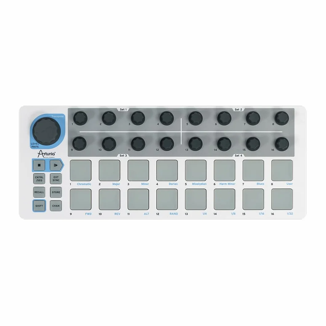 Arturia - Keystep 37 - Controller MIDI, sequencer, arpeggiatore e generatore di accordi creativo - Tastiera Slimkey a 37 note, controlli MIDI CC assegnabili, modalità Scale, connettività versatile