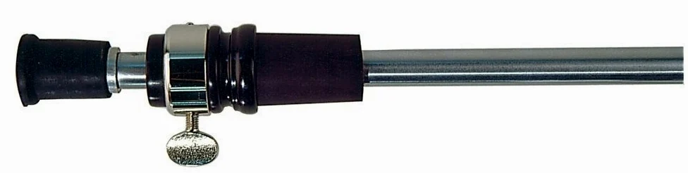 Ulsa 41465 - Puntina per contrabbasso combinata, lunghezza 35 cm, asta in metallo Ø 16 mm, asta in metallo, colore: nero, made in Germany