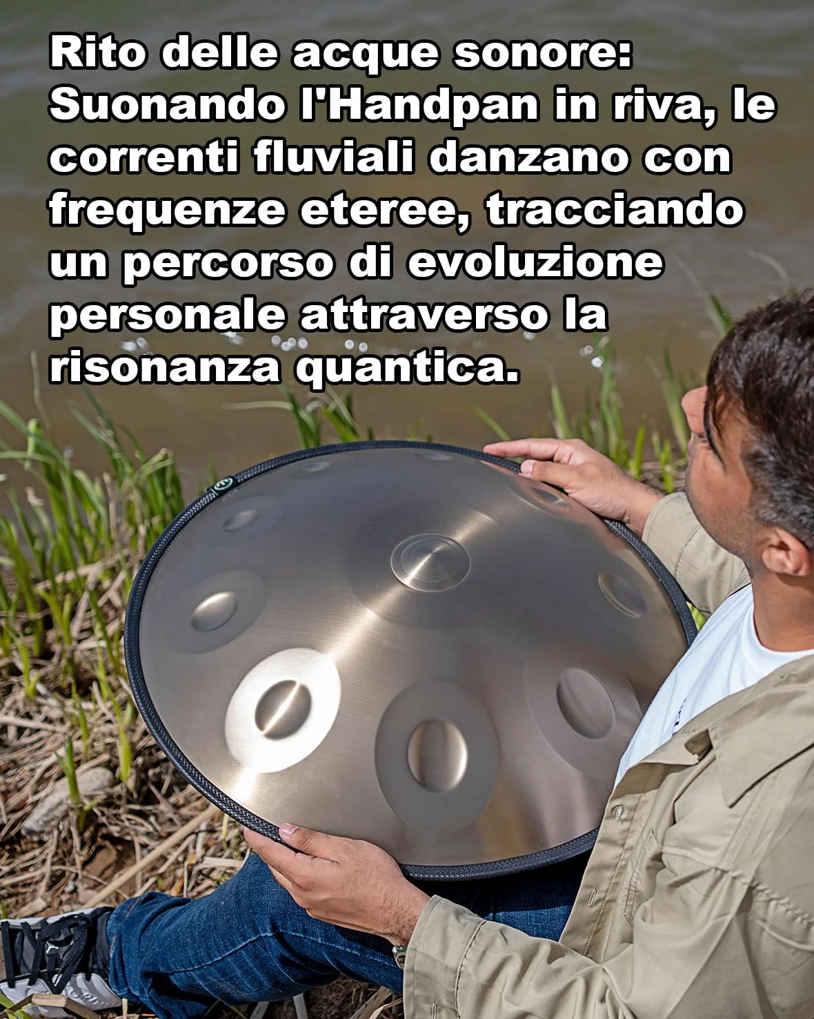 440 Hz Handpan Drum 10 Toni 22 Pollici Handpan Instrument Re Minore Handpan Music Percussione Armonica con Risonanza Confortevole Ideale per Principianti Sound Healing Meditazione
