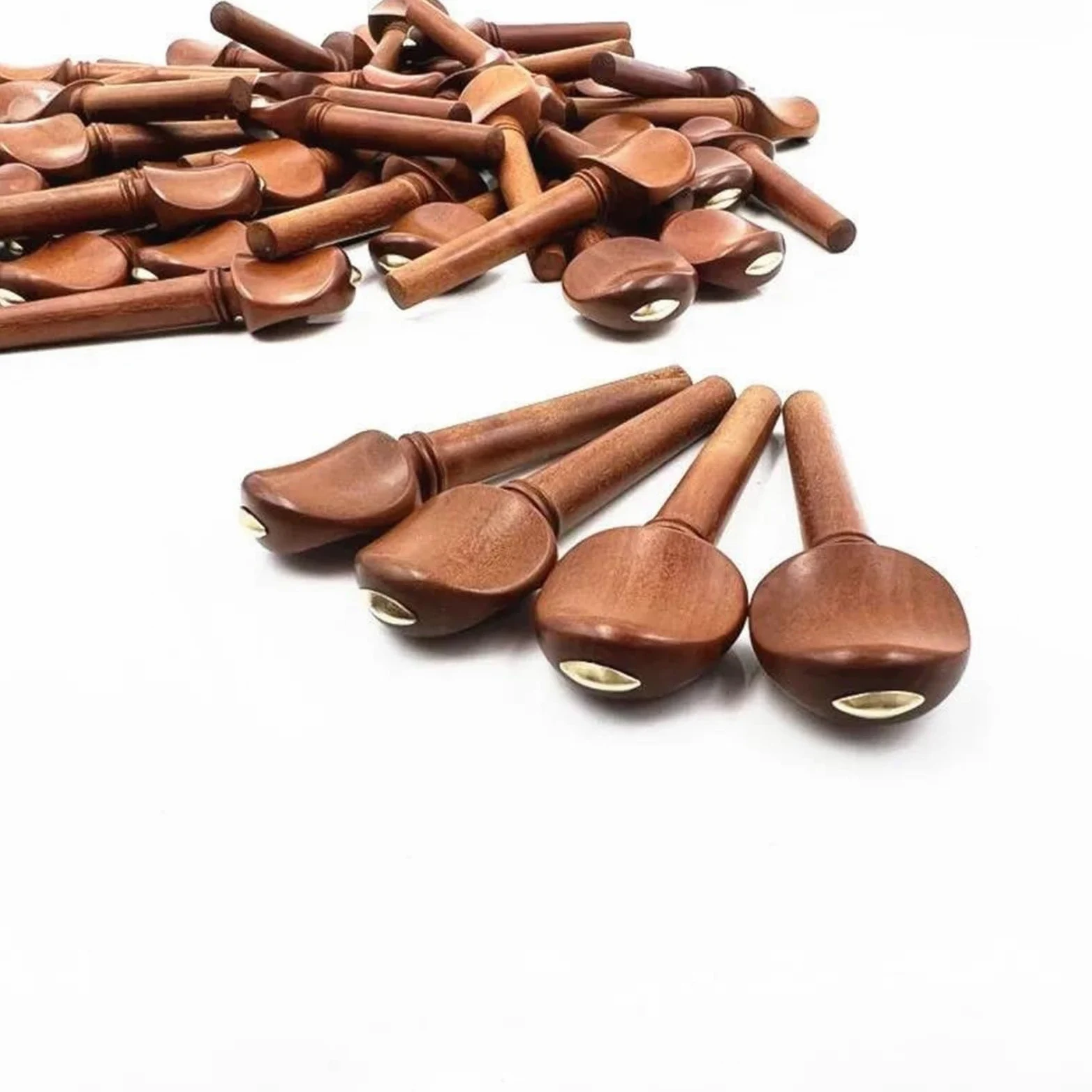 Accessori Per Strumenti A Violino Un Set Di 4 Accessori Per Corde Violino In Bronzo E Rame