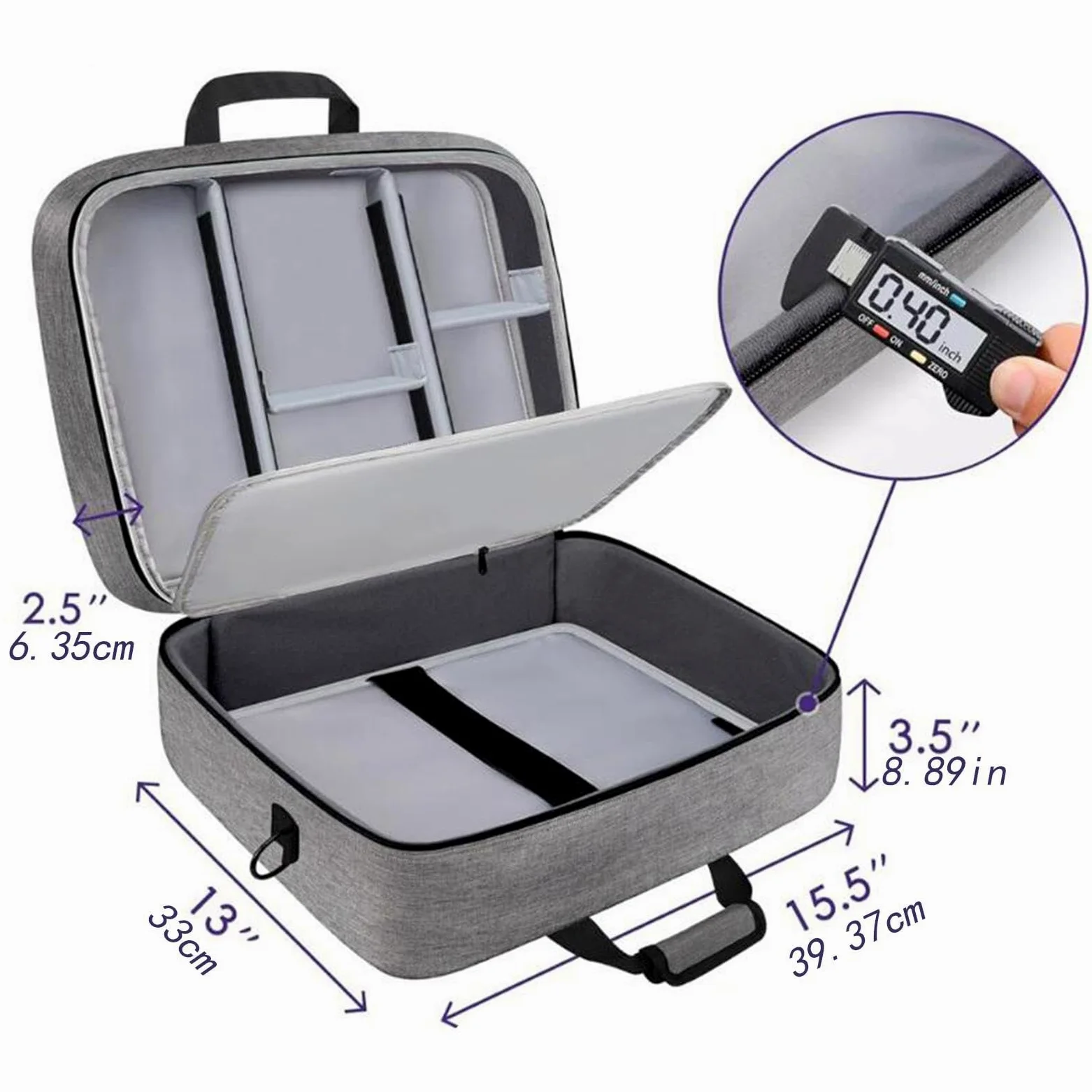 Custodia per Mixer Audio di Grande Capacità, Imbottitura Spessa, Borsa per Il Trasporto Degli Accessori