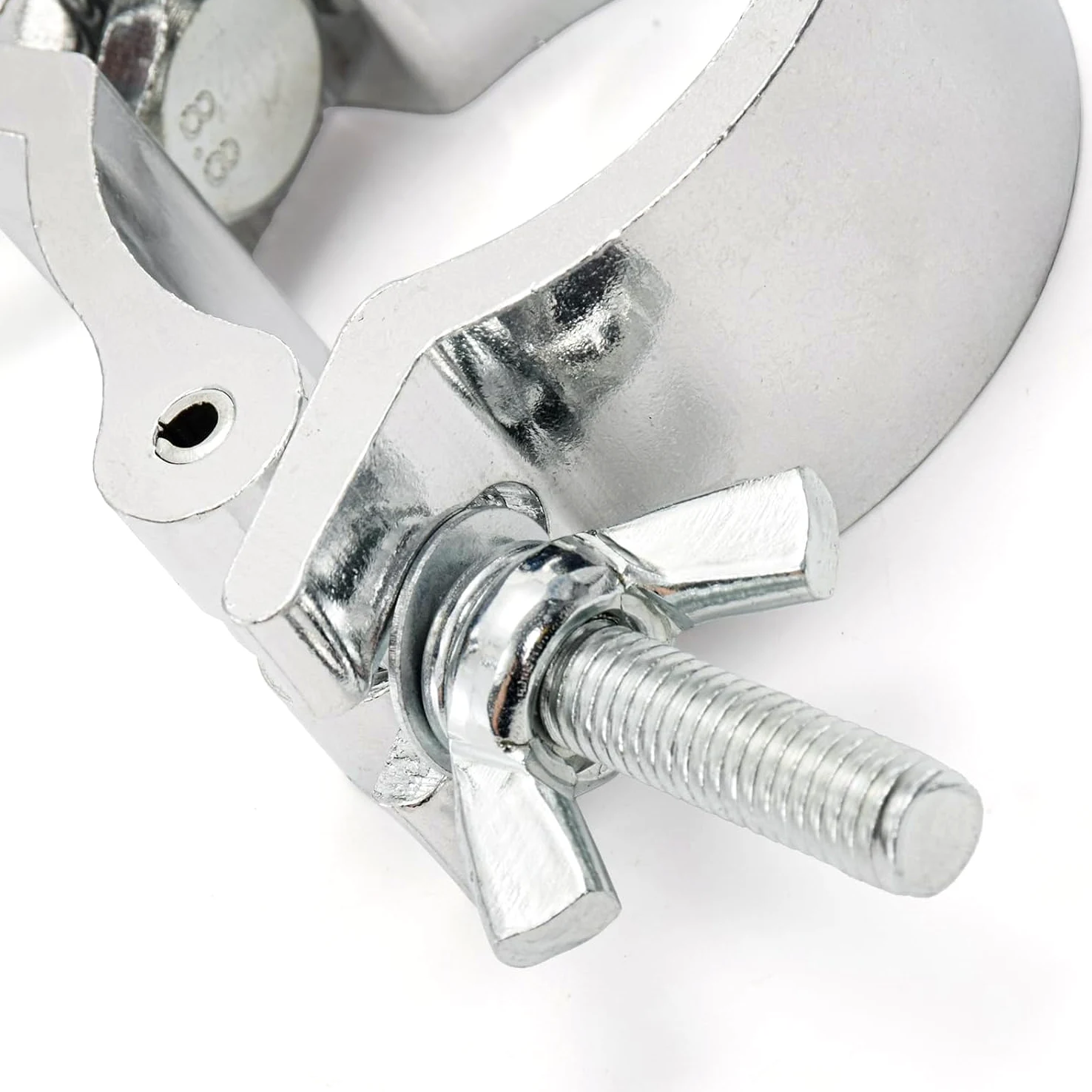 Morsetto Per Luci Da Palcoscenico,10pcs Gancio In Lega Di Alluminio Truss,Per Lampada 48-52mm,100 Kg Di Carico Forte,Per Faretti,Illuminazione Palcoscenico,Accessori Per l'Illuminazione Del Partito
