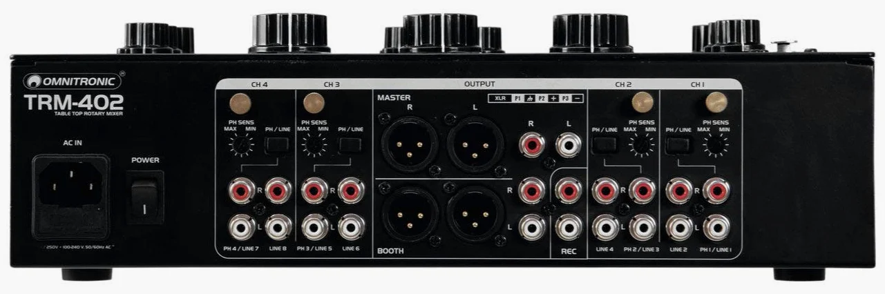 Omnitronic TRM-402 4-Channel Rotary Mixer