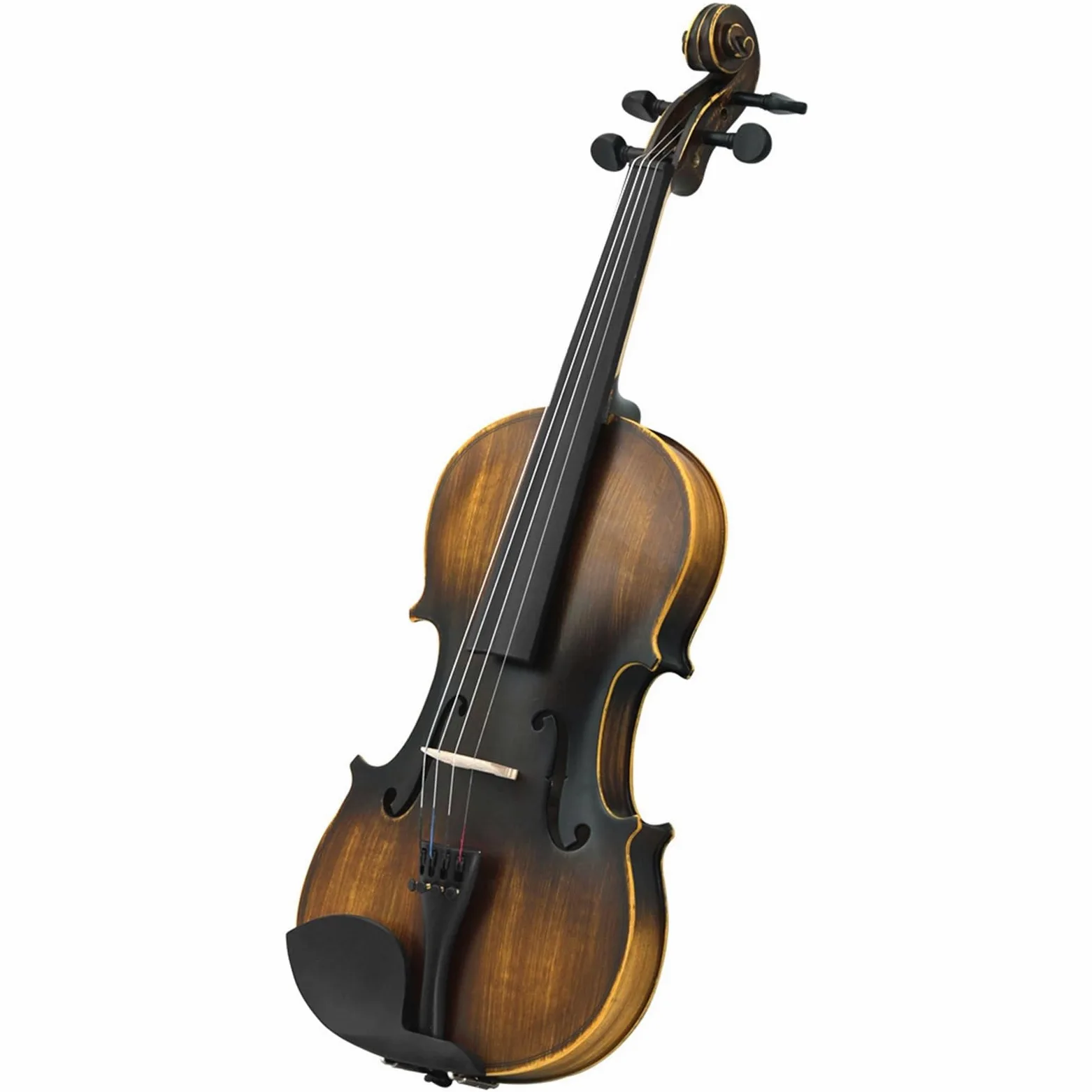 Violino Opaco 4/4 Vintage Fatto A Mano In Legno Massello Per Principianti Strumento Da Studio Professionale Violino
