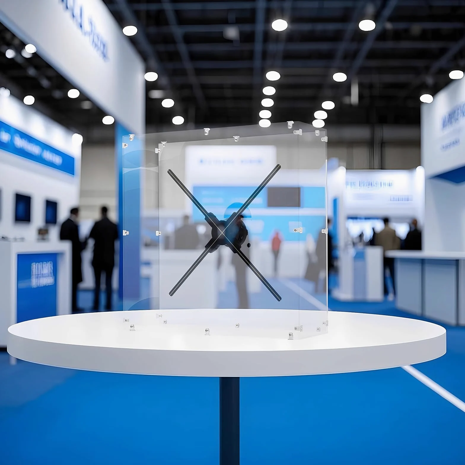 Missyou 3D Hologram Fan 65CM, Proiettore Olografico con 768 LED, WiFi e Controllo APP, Bluetooth, Telecomando, Video Wall, Adatto per Eventi, Negozi, Pubblicità, Mostre, Tecnologia Olografica Avanzata