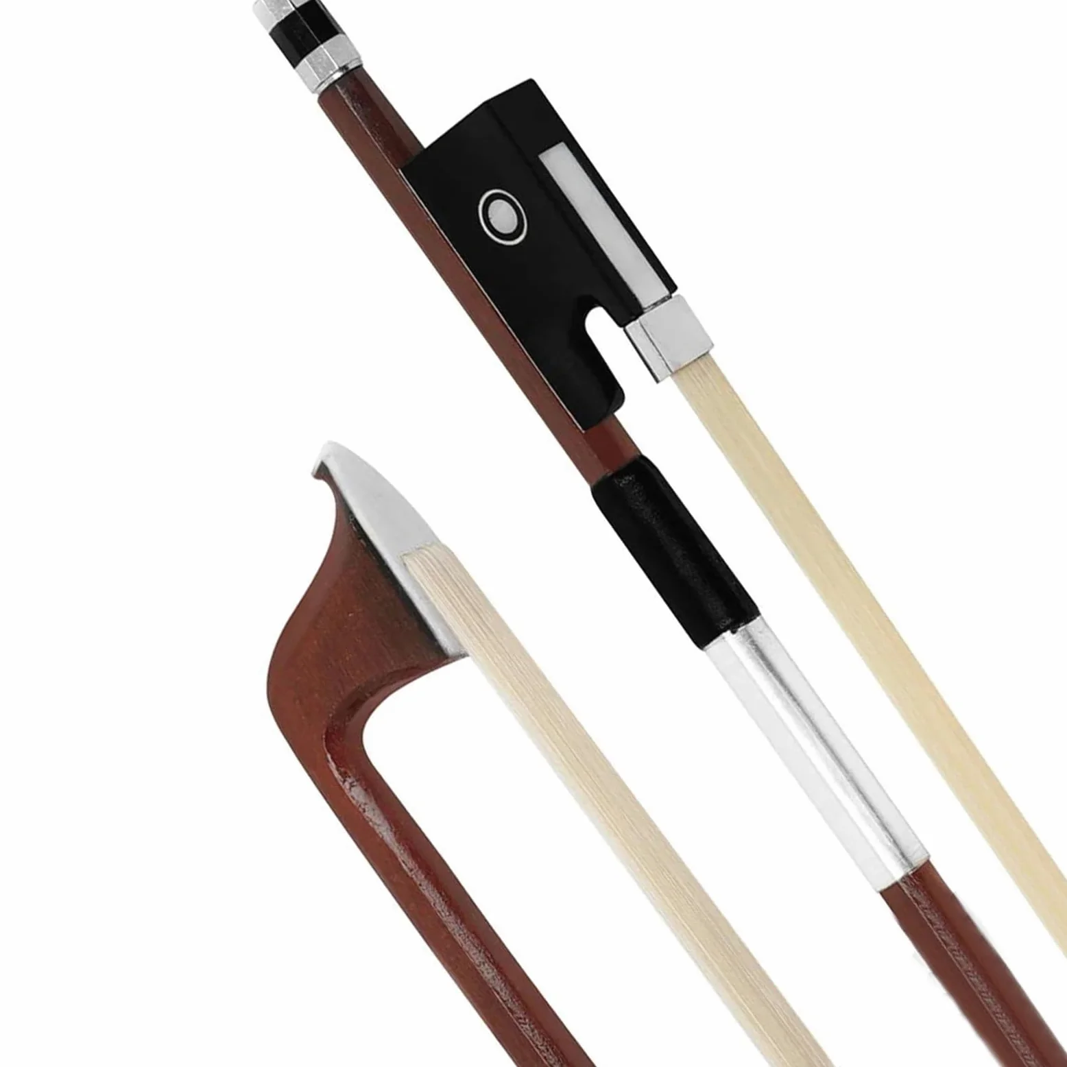 Arco Per Pratica Del Violino Arco per violino 4/4 Full Size Arco per violino per principianti Equilibrato Crine di cavallo mongolo naturale Adatto a giocatori professionisti Principianti