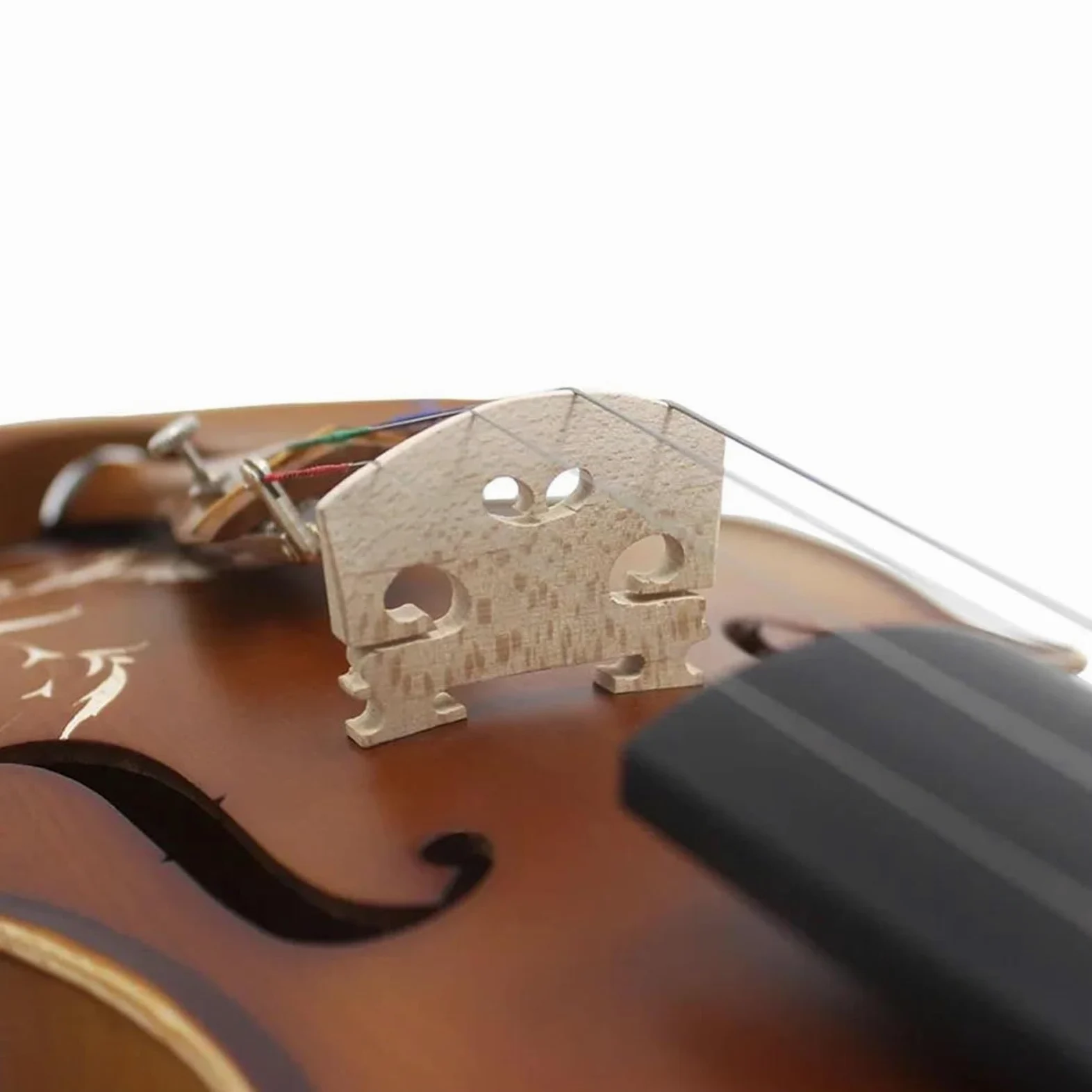 Violini Acustici Violino Acustico In Legno Massello Da 4/4 Pollici Con Custodia Corde Spalliera Accordatori Rivestimento In Tessuto E Altri Accessori.(Violin)