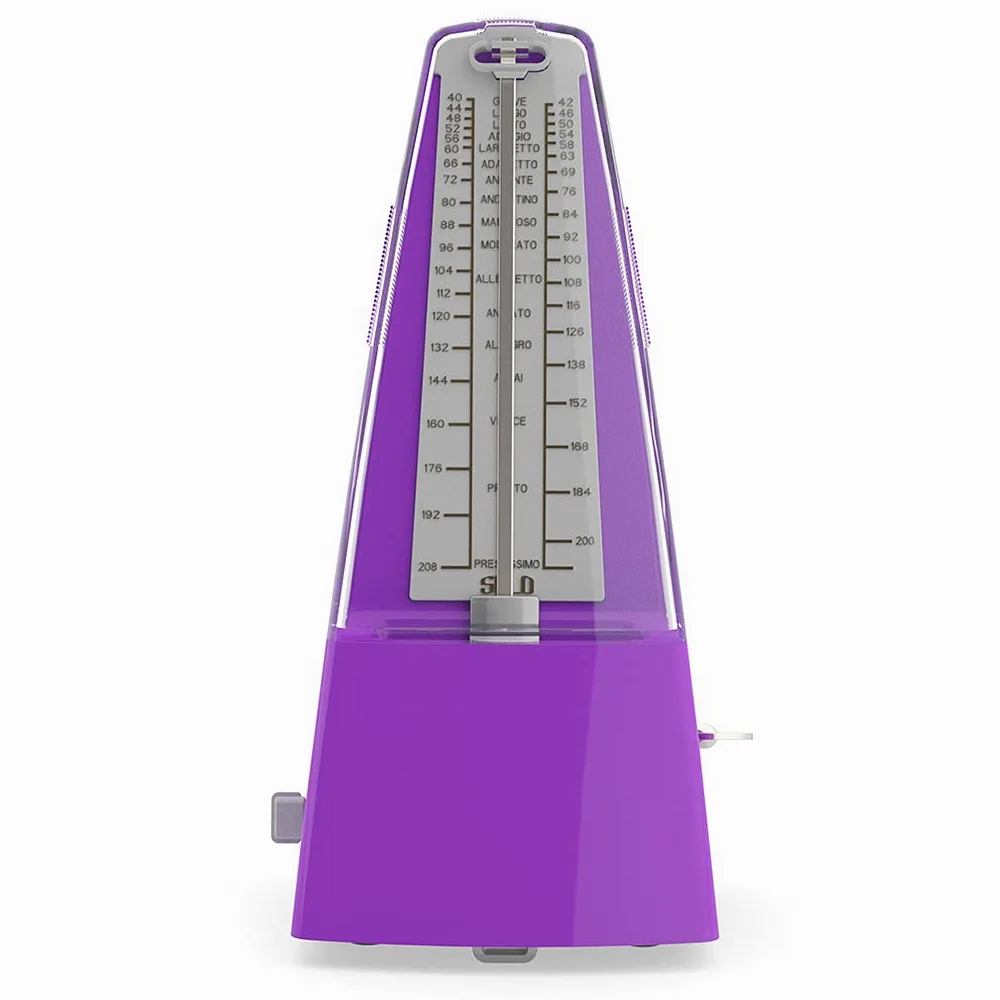 Metronomo per chitarra in stile vintage online retrò ritmo meccanico per violino/batterie/pianoforte/chitarra metronomo