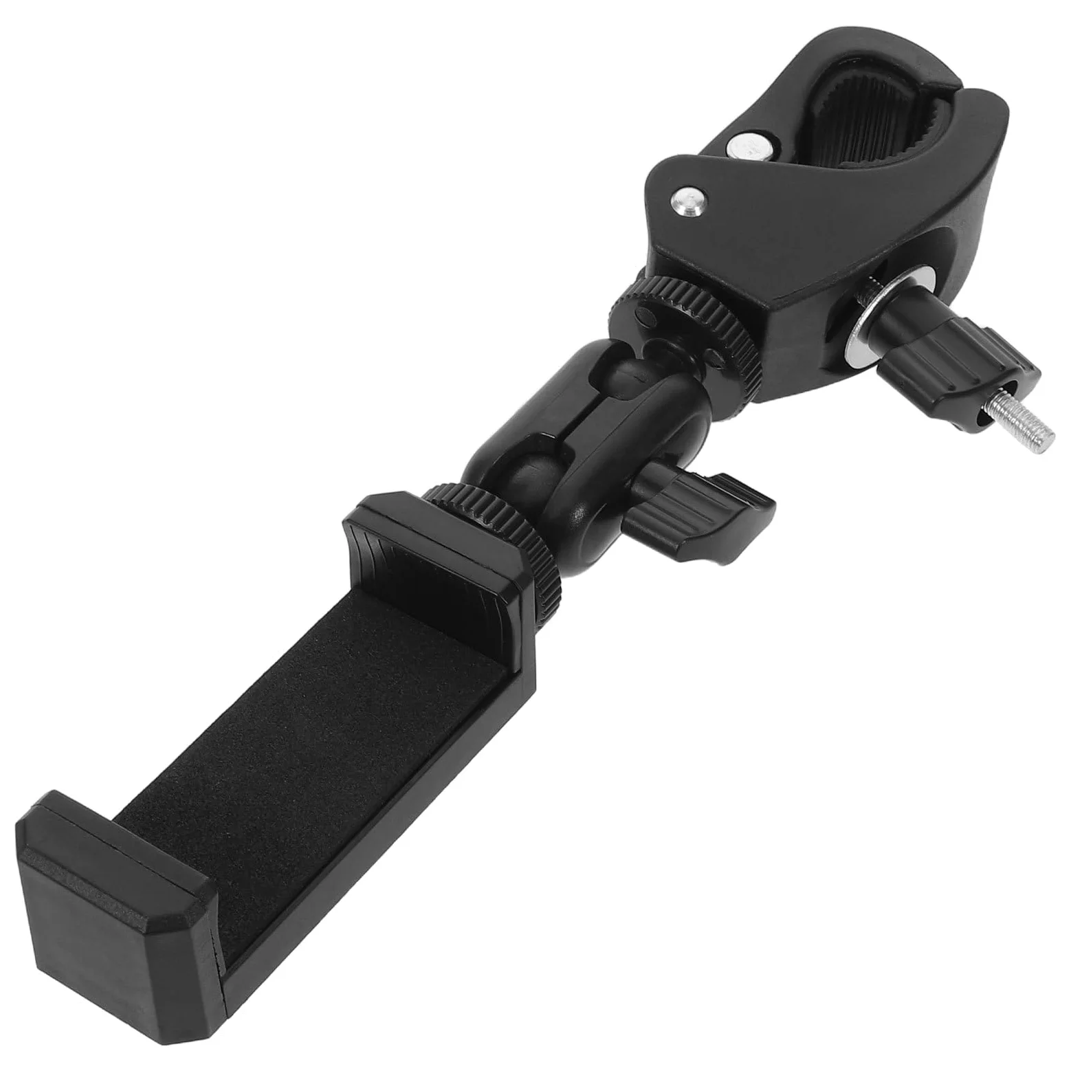 Supporto per Cellulare Lyre per Clarinetto in Plastica Nera, Portatile e Regolabile a 360°, per Musica a Casa in Aula