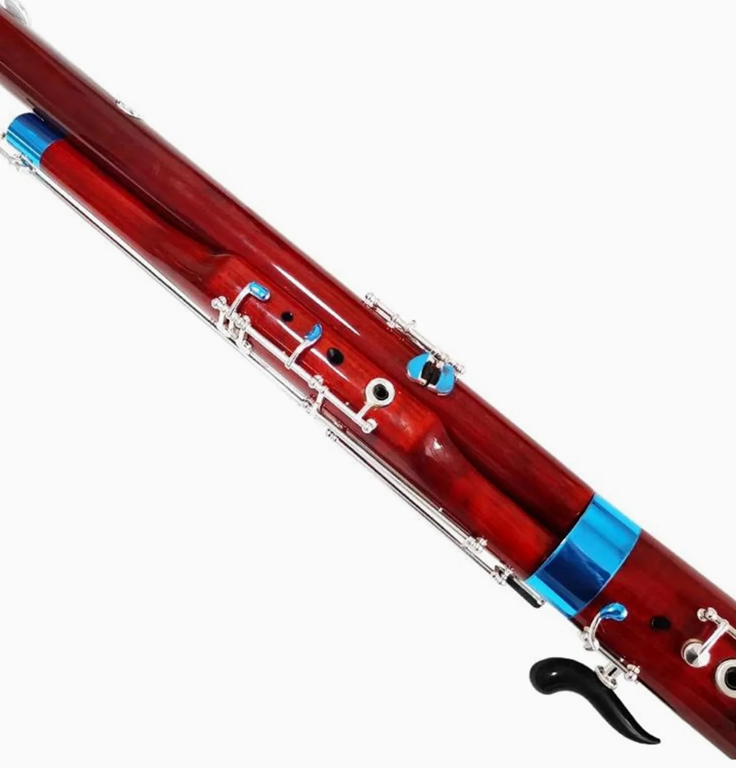 Colore Legno Chiave C Fagotto Chiave Nichelata Strumenti Musicali A Fiato Con Custodia Accessori Fagotto Per Principianti