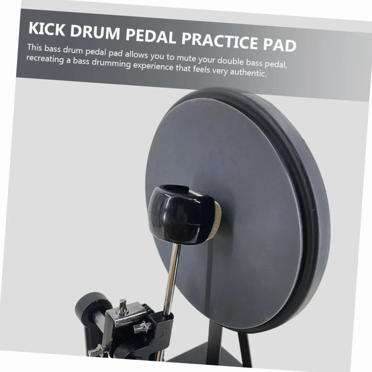 Toyvian Pad Di Pratica Per Batteria Con Pedale Doppio Kick Drum Pedal Per Allenamento E Sviluppo Tecnica Strumento Leggero E Portatile Per Pratiche Silenziose E Controllo Preciso Della Grancassa