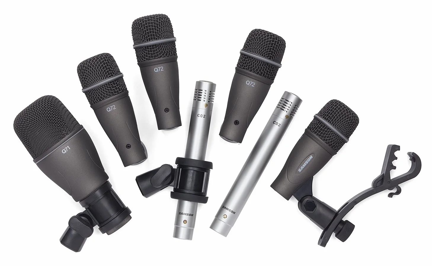 Samson - DK707 - Set di Microfoni per Batteria - 7 pezzi
