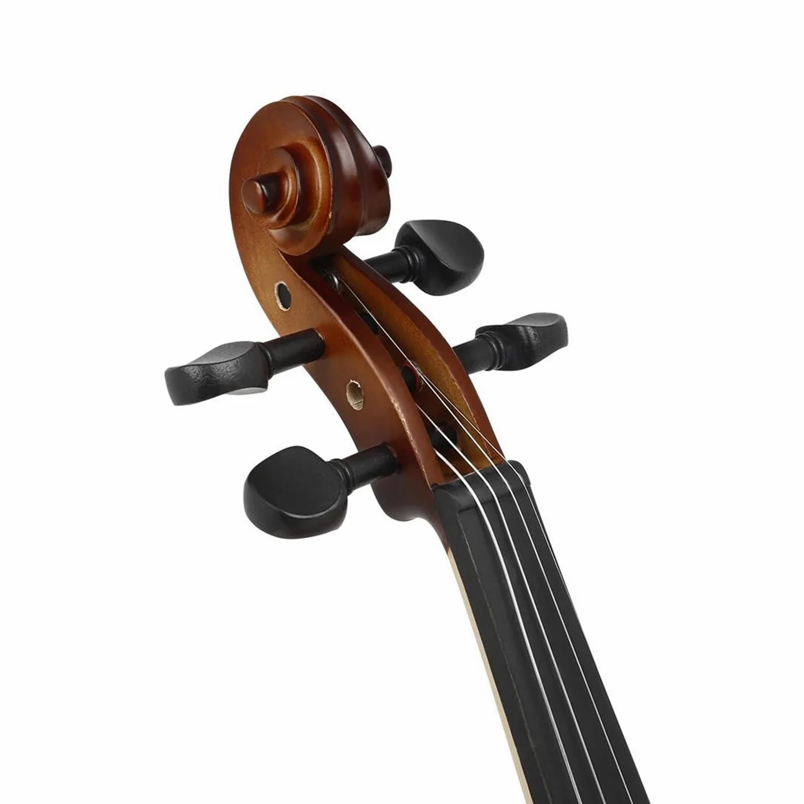 Violini Professionali Violino Acustico In Legno Massello Retrò Opaco In Tiglio Con Custodiacorde Per Arco Accordatore Per Poggiaspalla