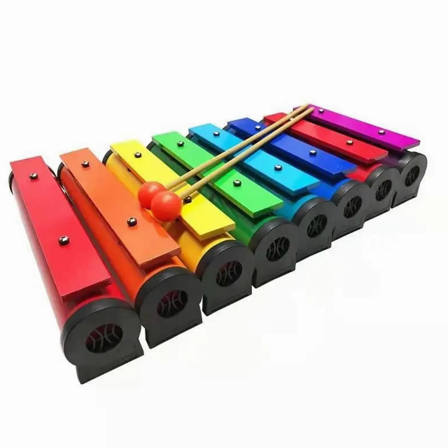 Xilofono Professionale Strumento A Percussione Xilofono Con Piastra In Alluminio A Otto Toni Per Amanti Della Musica