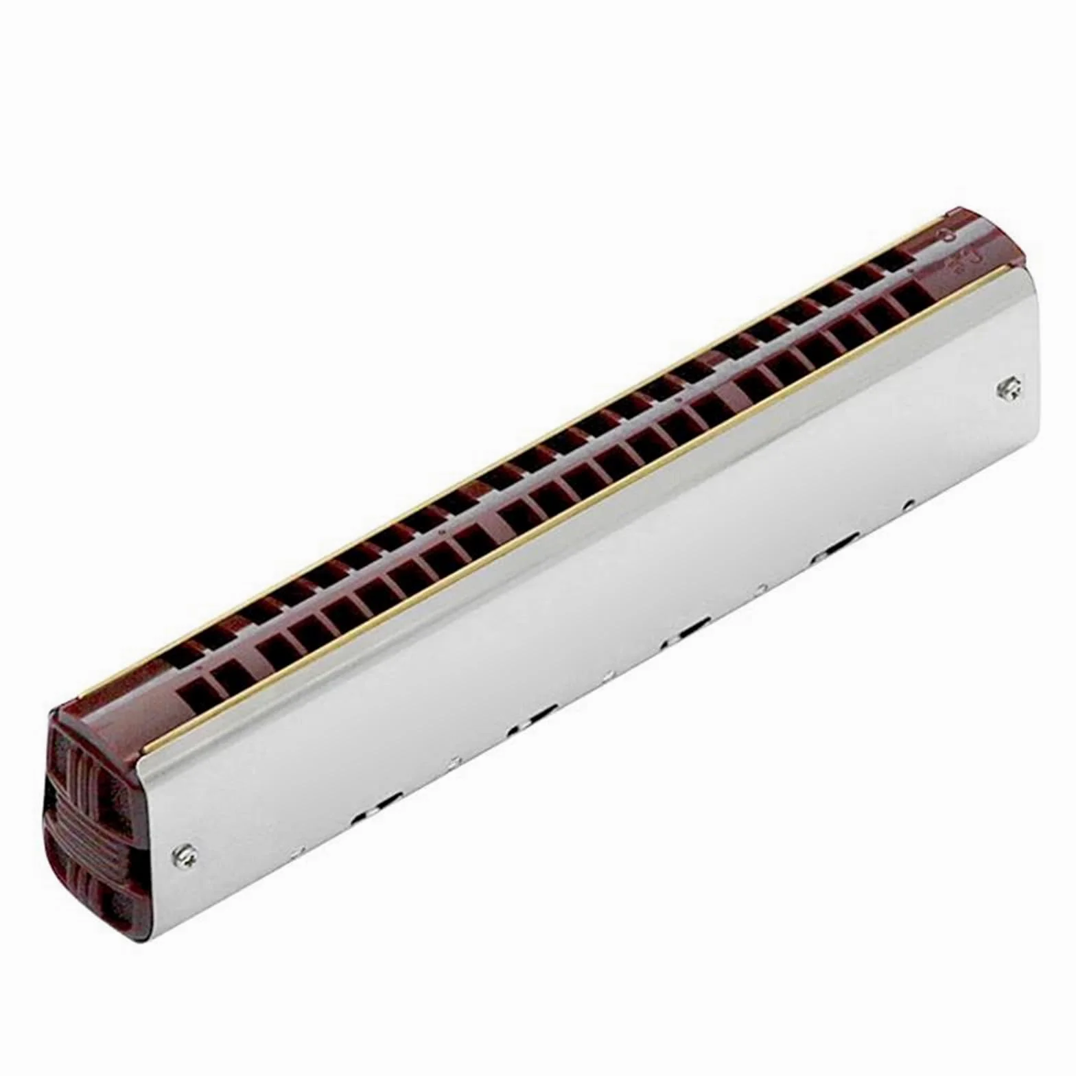 Armonica Singola Cromatica 44 Fori Arpa Chiave C Organetto A Bocca Ance In Ottone Strumento Musicale In Resina armonica a bocca professionale