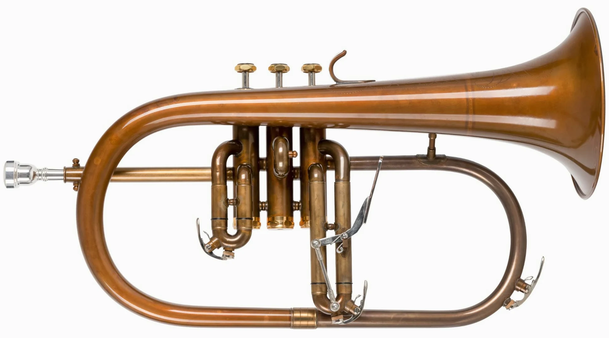FH-60GV Flicorno - in bronzo fosforoso - accordatura: Bb - diametro campana: 152 mm - con custodia leggera - trattato con acido e verniciato trasparente