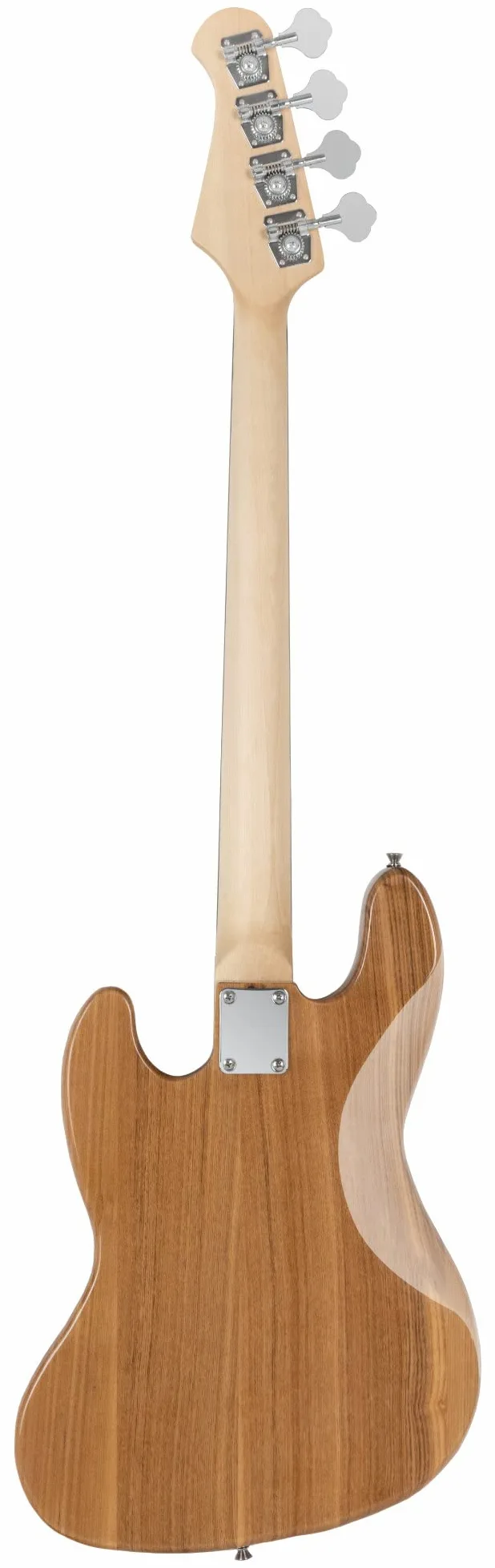 Rocktile Pro JB-30PR Ashwood E-Bass Natur Set incl. Gigbag, Manico: Acero | Jazz-Style E-Bass, 2 Single-Coil pickup, 2 controlli volume/ 1 controllo tono, Tastiera: Engineered Wood, Corpo: Frassino