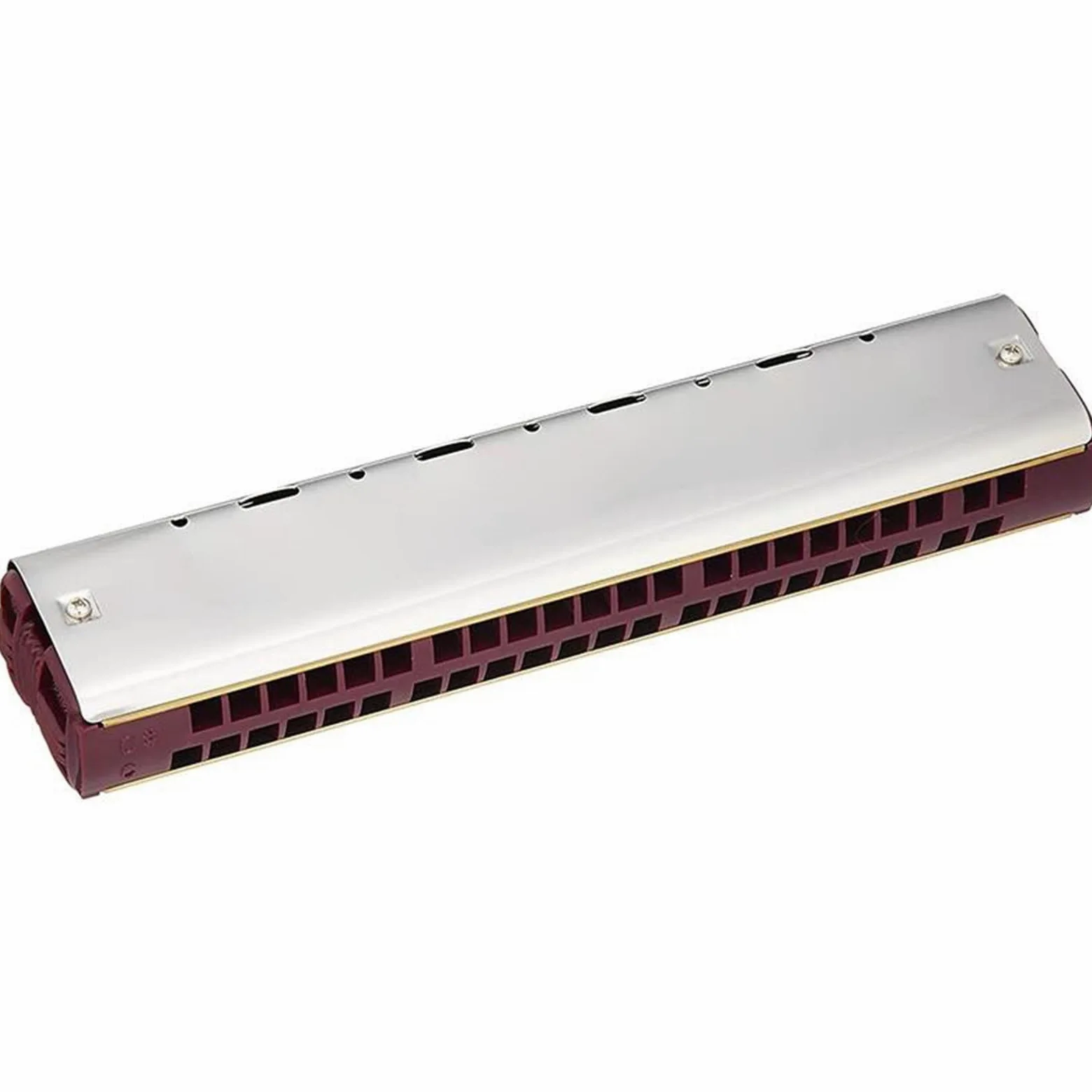 Armonica Singola Cromatica 44 Fori Arpa Chiave C Organetto A Bocca Ance In Ottone Strumento Musicale In Resina armonica a bocca professionale