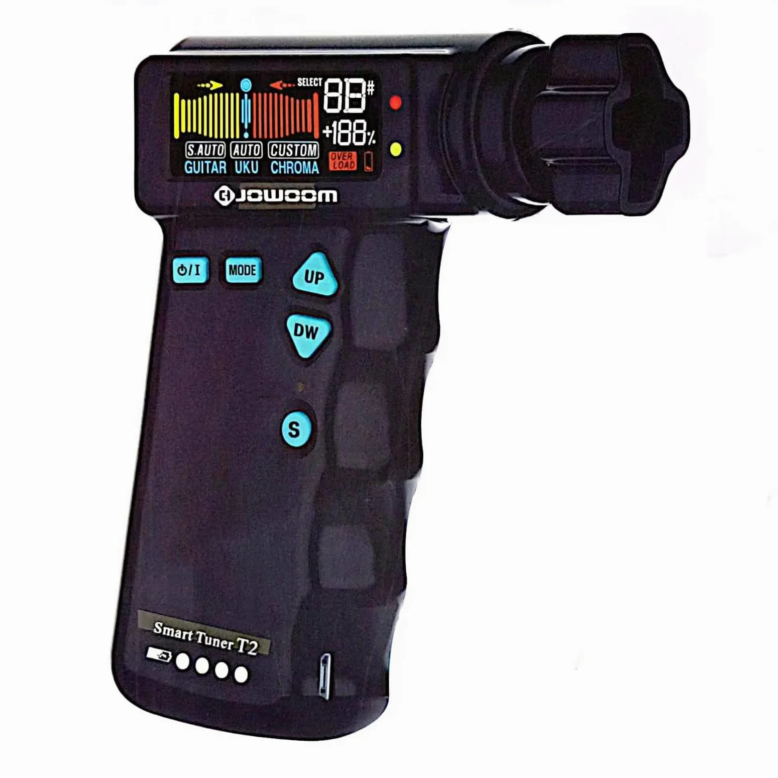 T2 Accordatore automatico intelligente per chitarra/Sintonizzatore automatico veloce accurato per chitarre elettriche e acustiche/Avvolgicorde per chitarra elettrica Semplicemente facile Accordatore