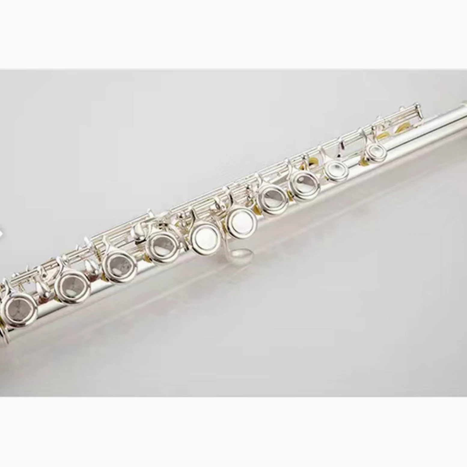 Strumento Flauto Flauto Traverso Professionale In Argento Placcato In Argento Francese A 16 Fori Con Foro Chiuso Standard In Do