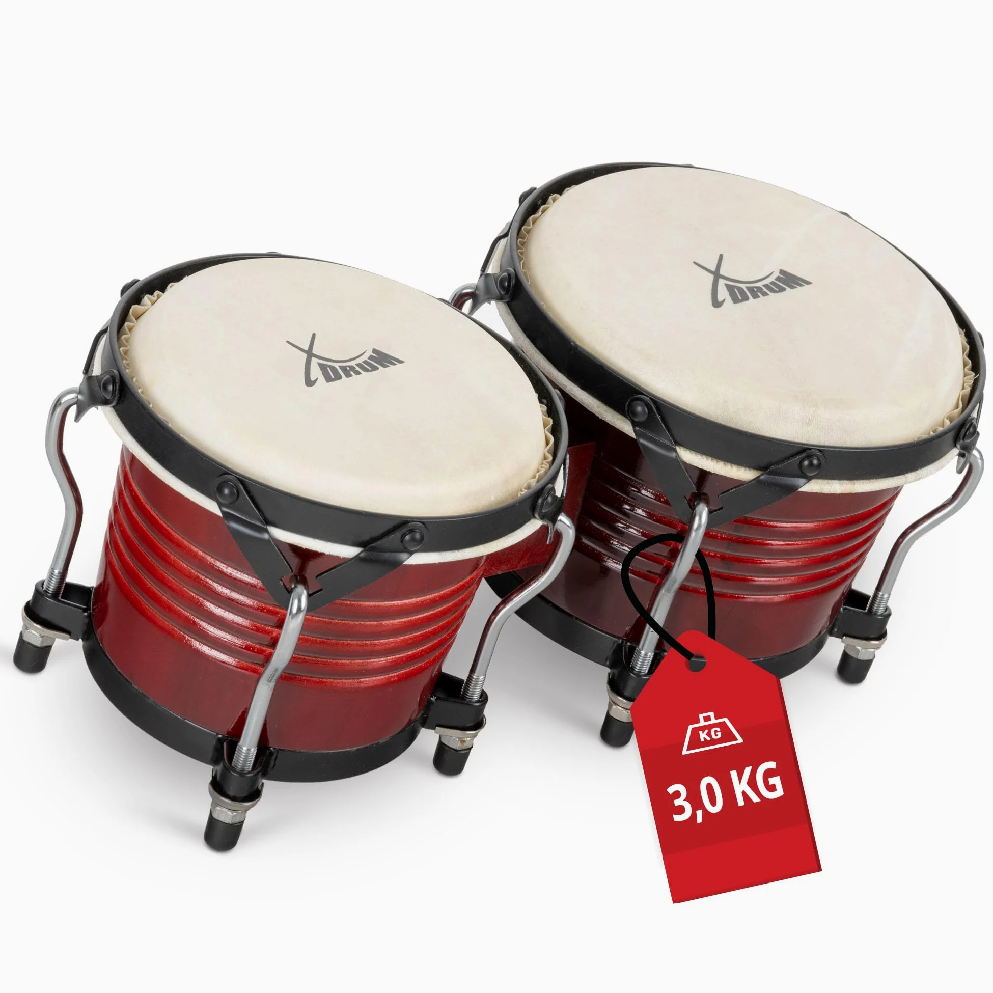 XDrum Bongo Pro Rosso