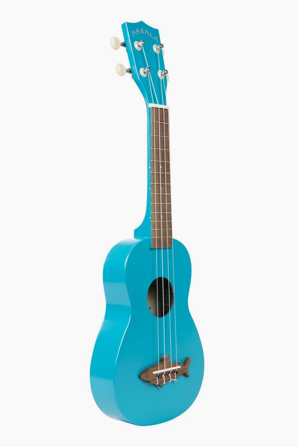 Kala - MK-SS/BLU -Ukulele Soprano Bambini Adulti e Principianti, Ukulele Scuola Media in ABS per Musicisti Esperti/Nuovi, Custodia Inclusa, Strumenti Musicali Bambini a Corda, Satinato colorato