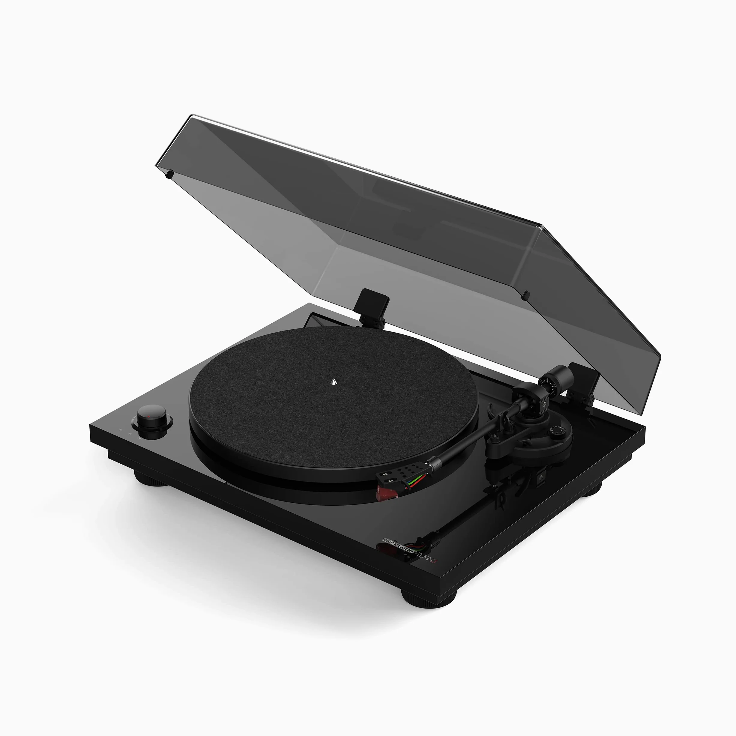 Reloop Turn 3 MK2 | Autentico Giradischi HiFi Con Trazione Di Precisione A Cinghia Con Interfaccia Digitale USB-Audio, Testina Ortofon 2M Red Preassemblata, Anti-Skating