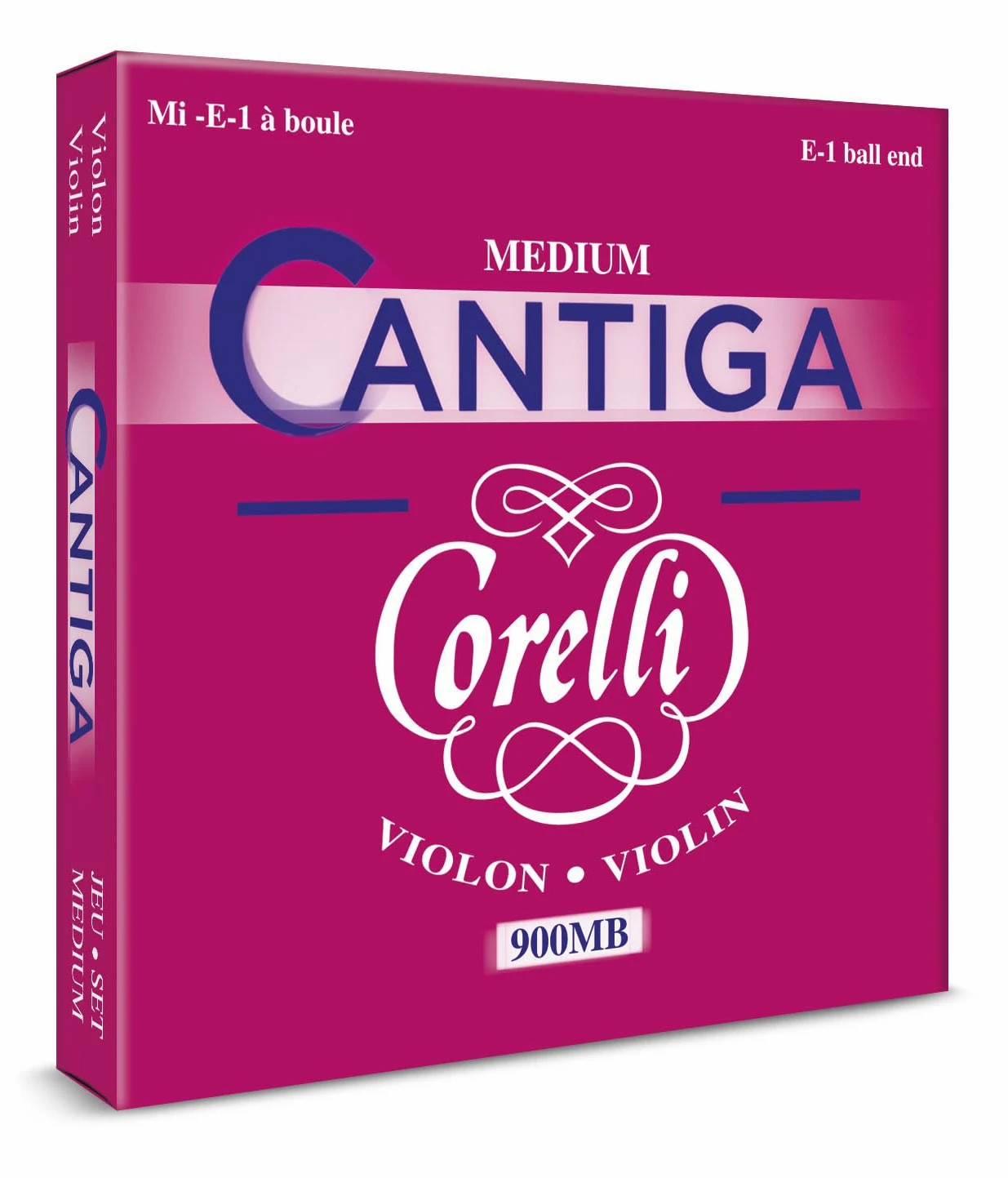 Corelli Corde per Violino Cantiga Set E con pallino Medium 900MB