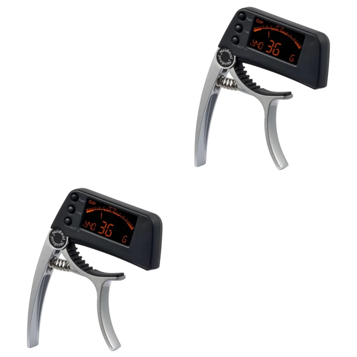 2pezzi Accordatore e Capo Elettronico Display Lcd Tuner Clip Chitarra Ukulele e Banjo Strumento Sensibilità