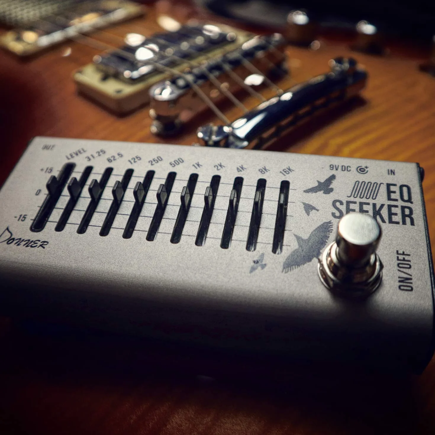 Pedale EQ Donner, equalizzatore a 10 bande, EQ Seeker per chitarra e basso, true bypass