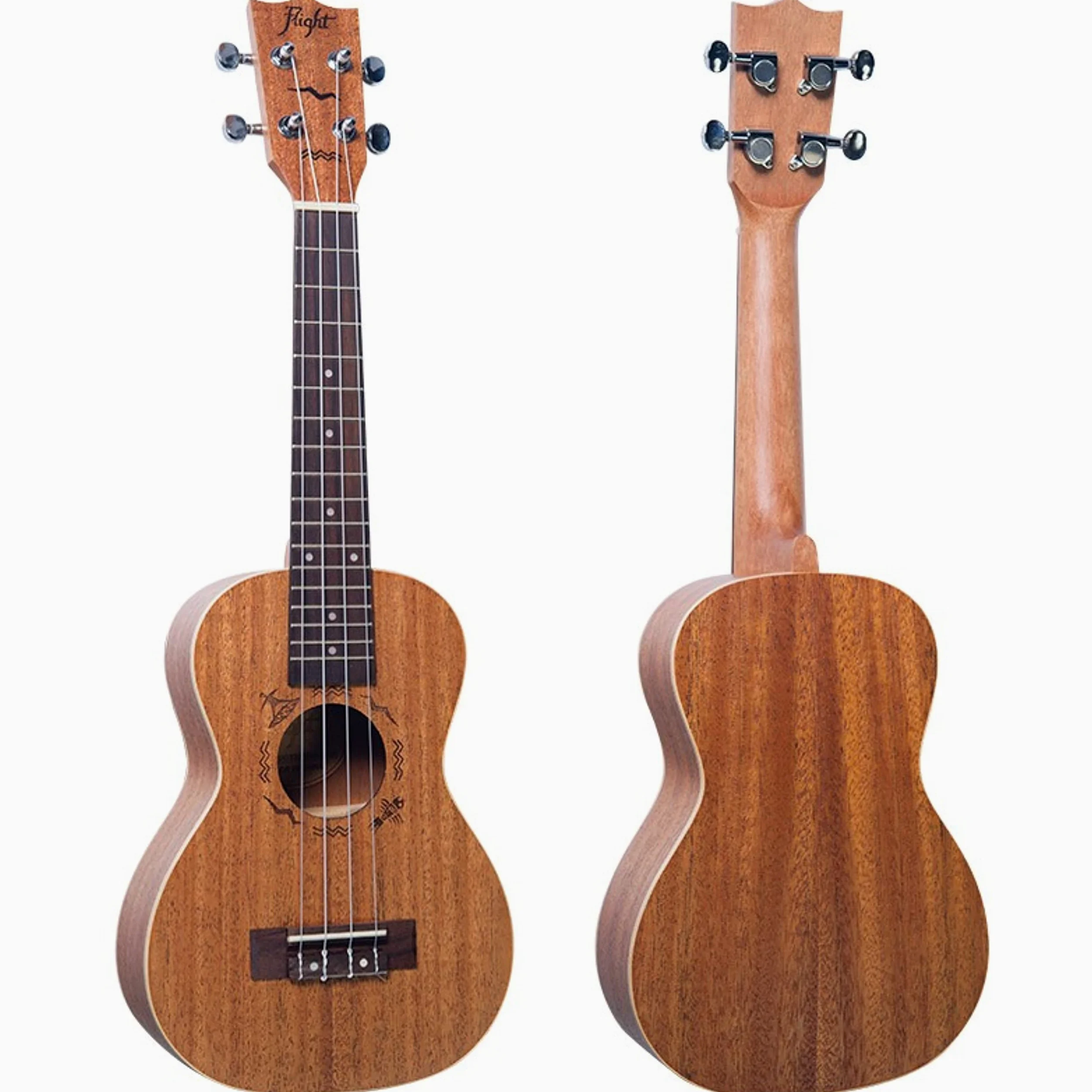 Flight DUC 323 Designer Series - Ukulele da concerto in mogano con custodia