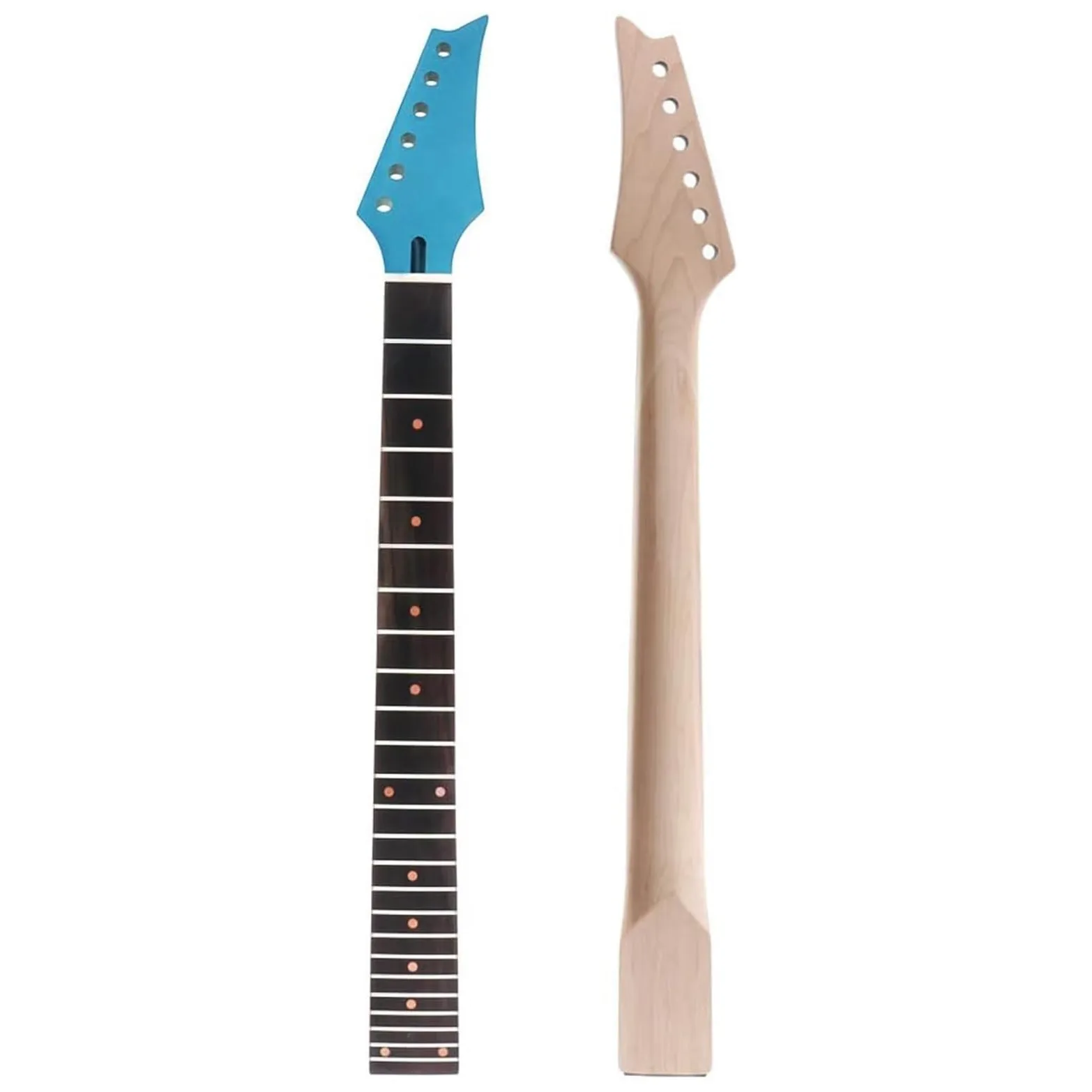 Liscio Playability 24 Fret Chitarra Elettrica Paletta Legno Chitarra Collo con Tastiera Chitarre Elettriche Accessori Colli Sostituzione