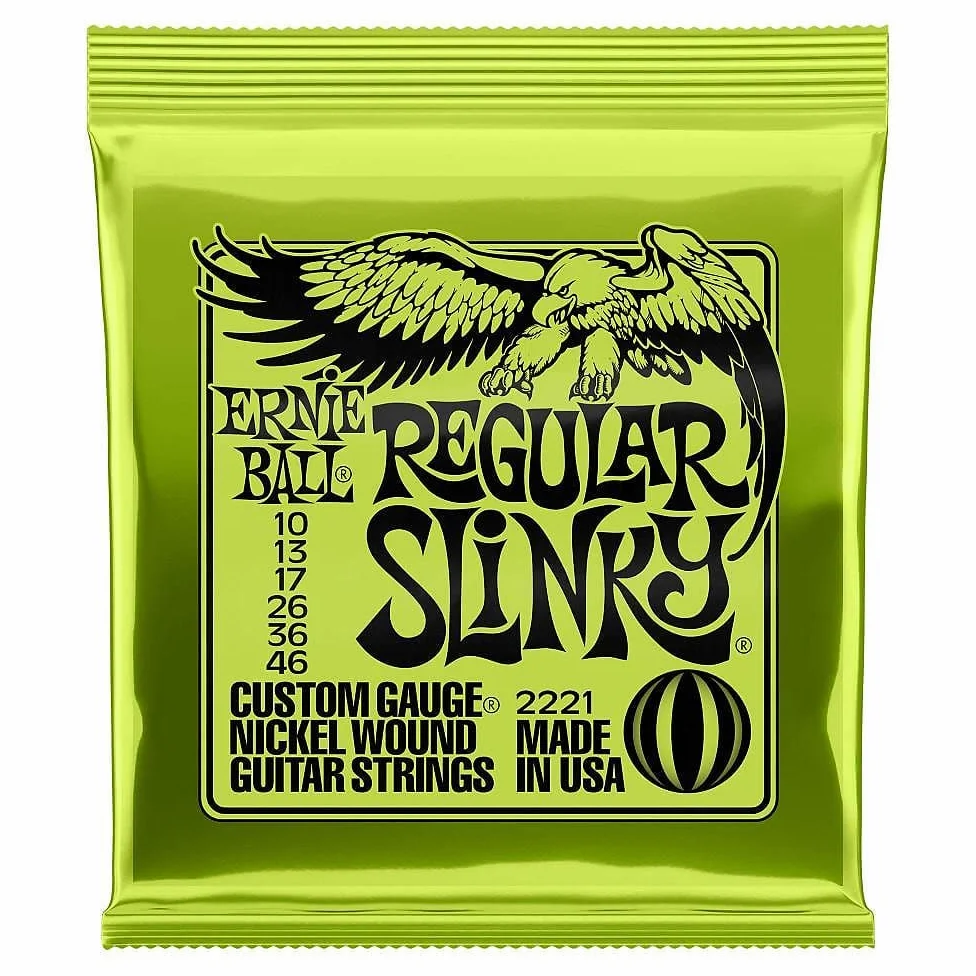 Ernie Ball LS6446 - Corde per chitarre elettrica, 12 pz