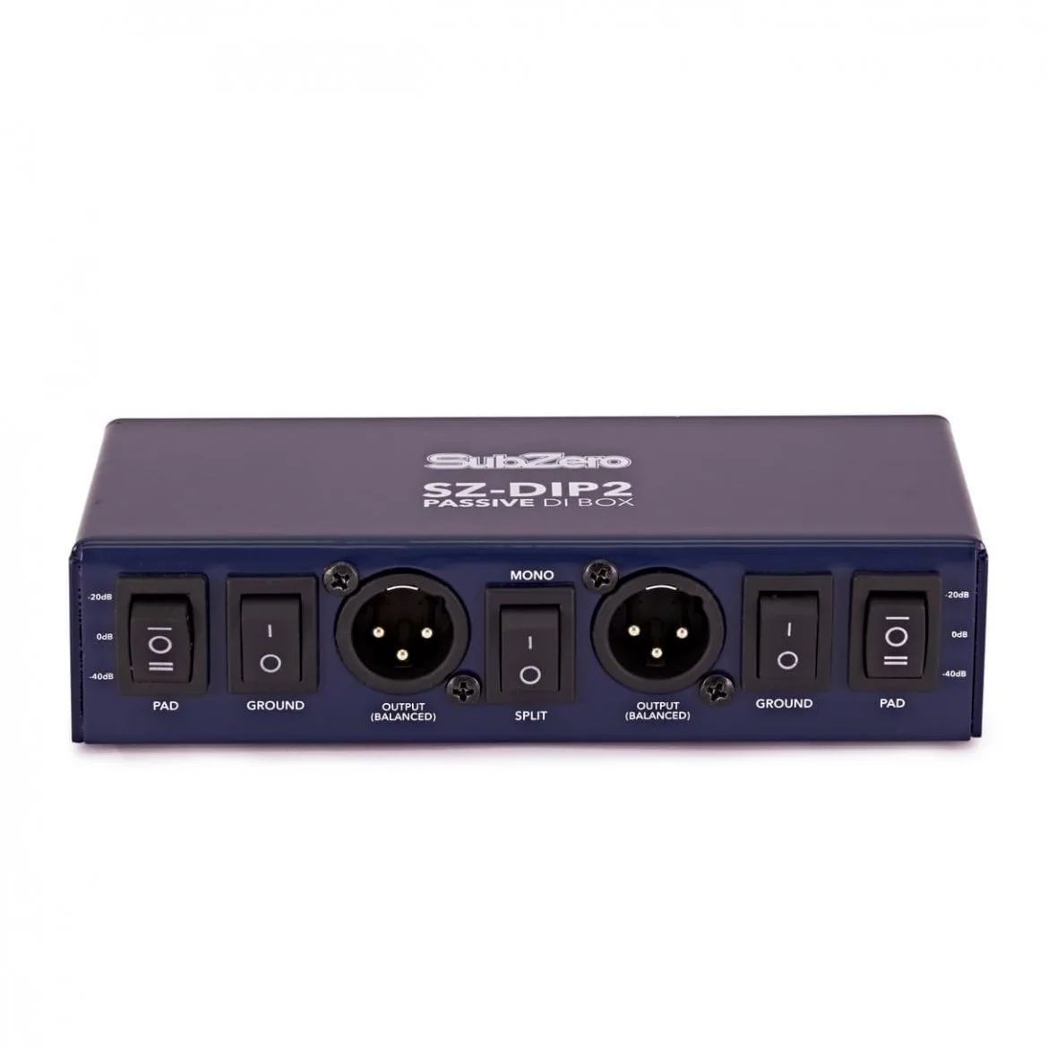 SubZero 2 canali doppio stereo passivo DI Box