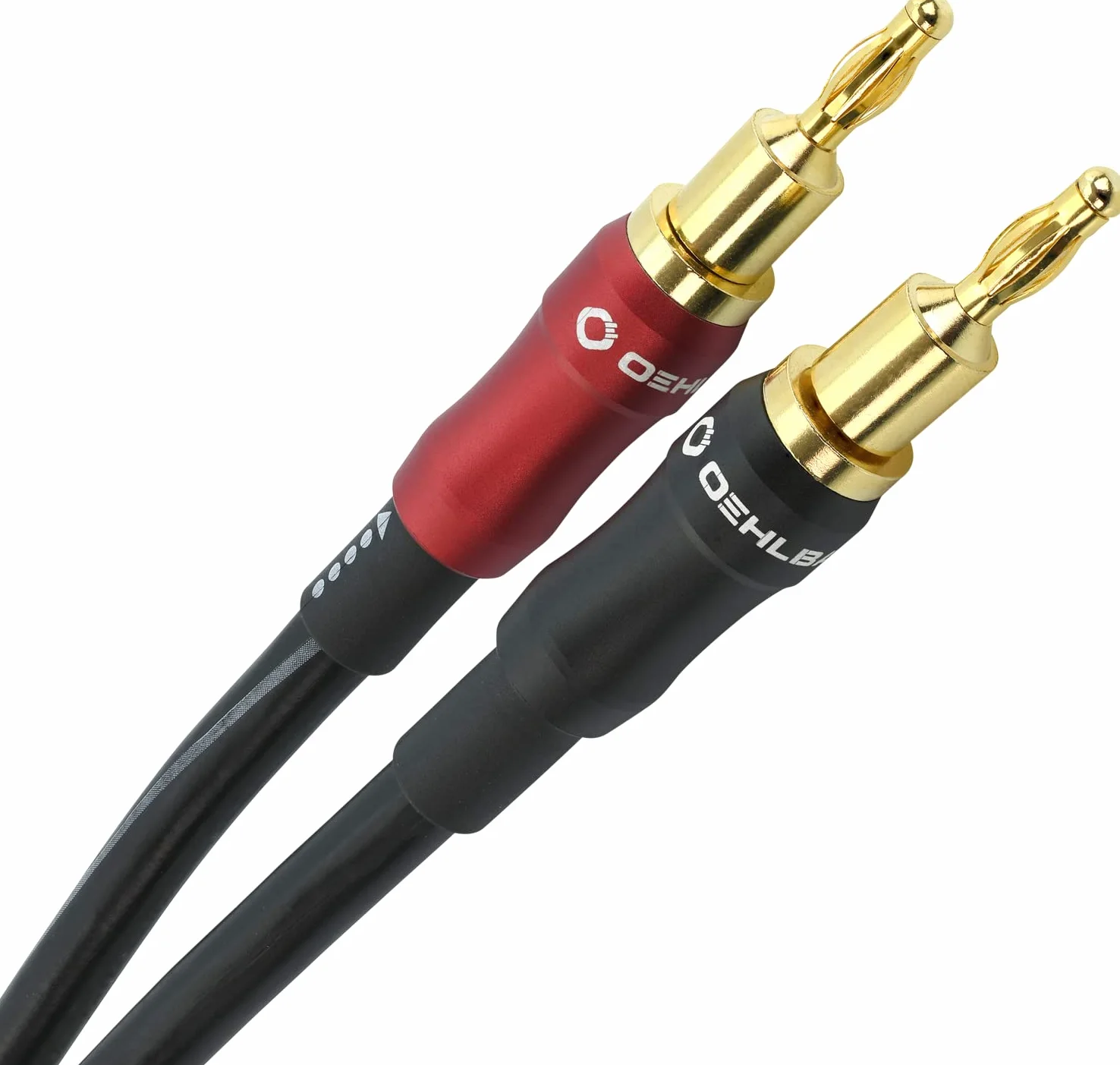 OEHLBACH Transform Dual Plug - Cavo per altoparlanti con connettori a banana e terminali intercambiabili, in rame OFC, potenza 300 W, ottima conducibilità, connettori flessibili, placcati oro 24