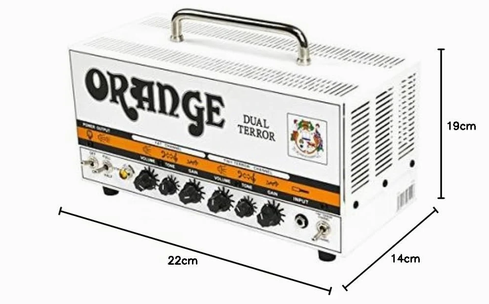 Orange Dual Terror Guitar Tube Amplif ier Head - Amplificatore a tubo per chitarre elettriche