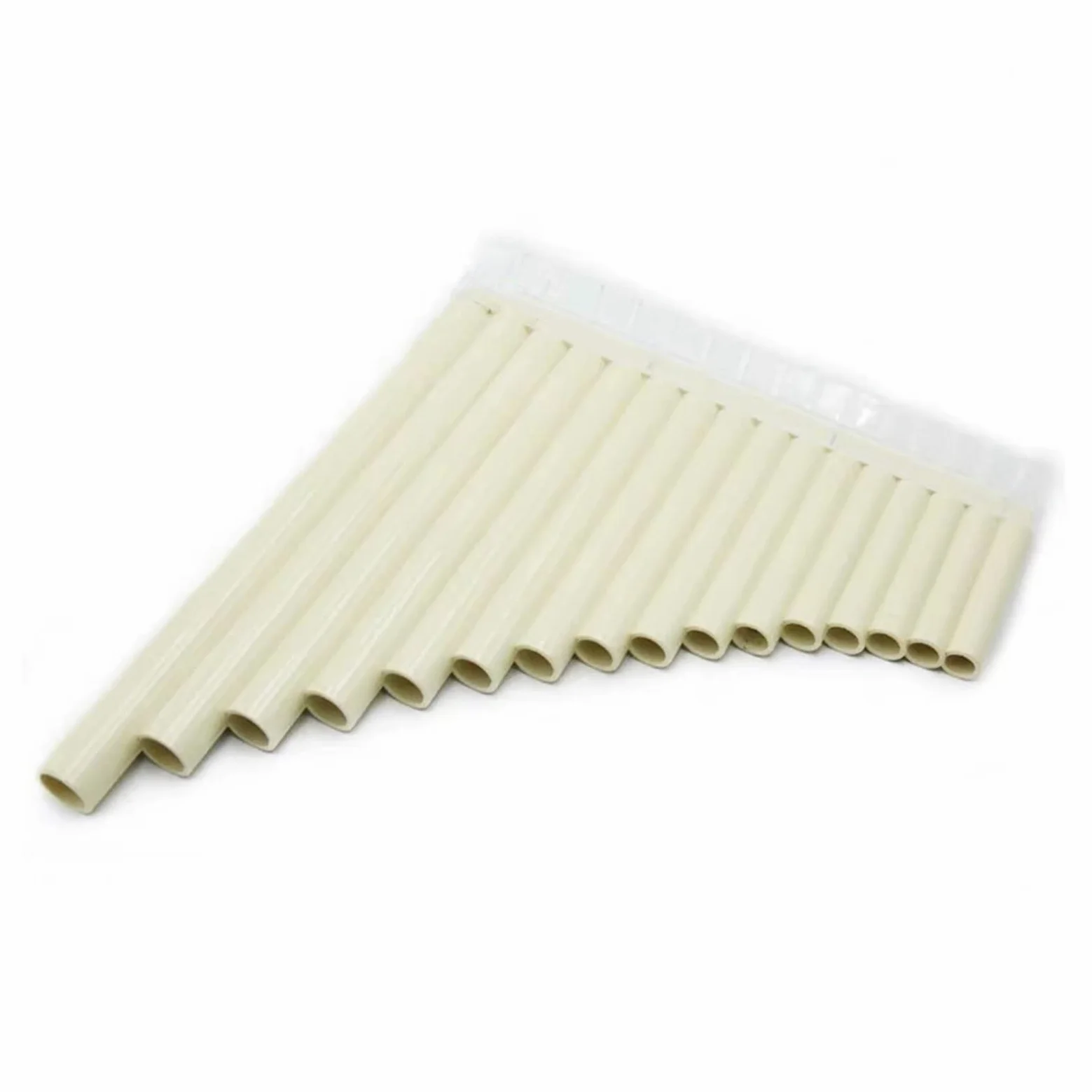 Strumento a fiato di Pan Pipes Flauto di Pan A 18 Tubi Flauto di Pan A 16 Tubi (Color : 16 Tubes Beige)