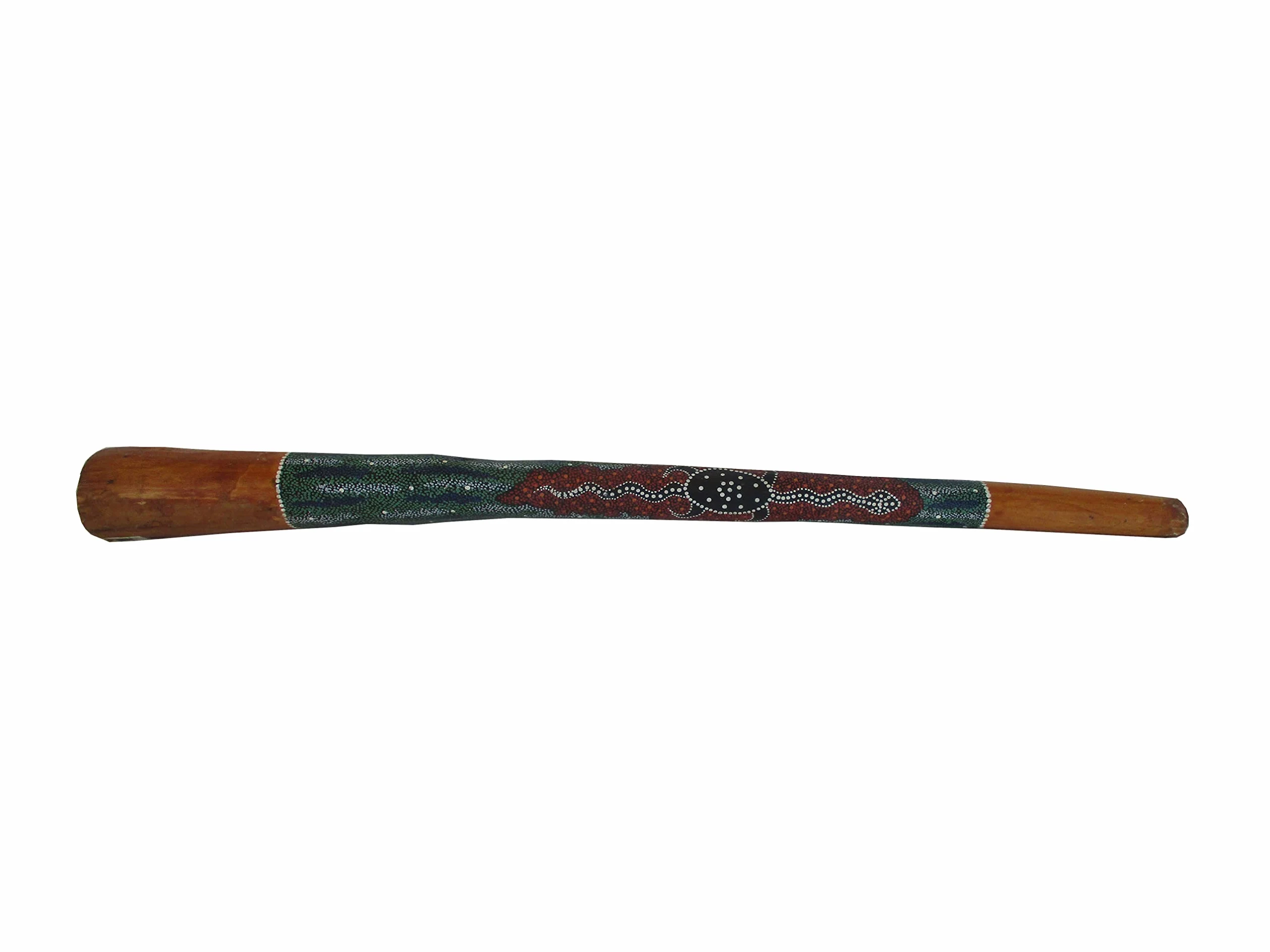 Fantasie d'Oriente Didgeridoo, Strumento Aborigeni Australiani NON SINTETICO BAMBU, Legno, 130 cm x 11 cm